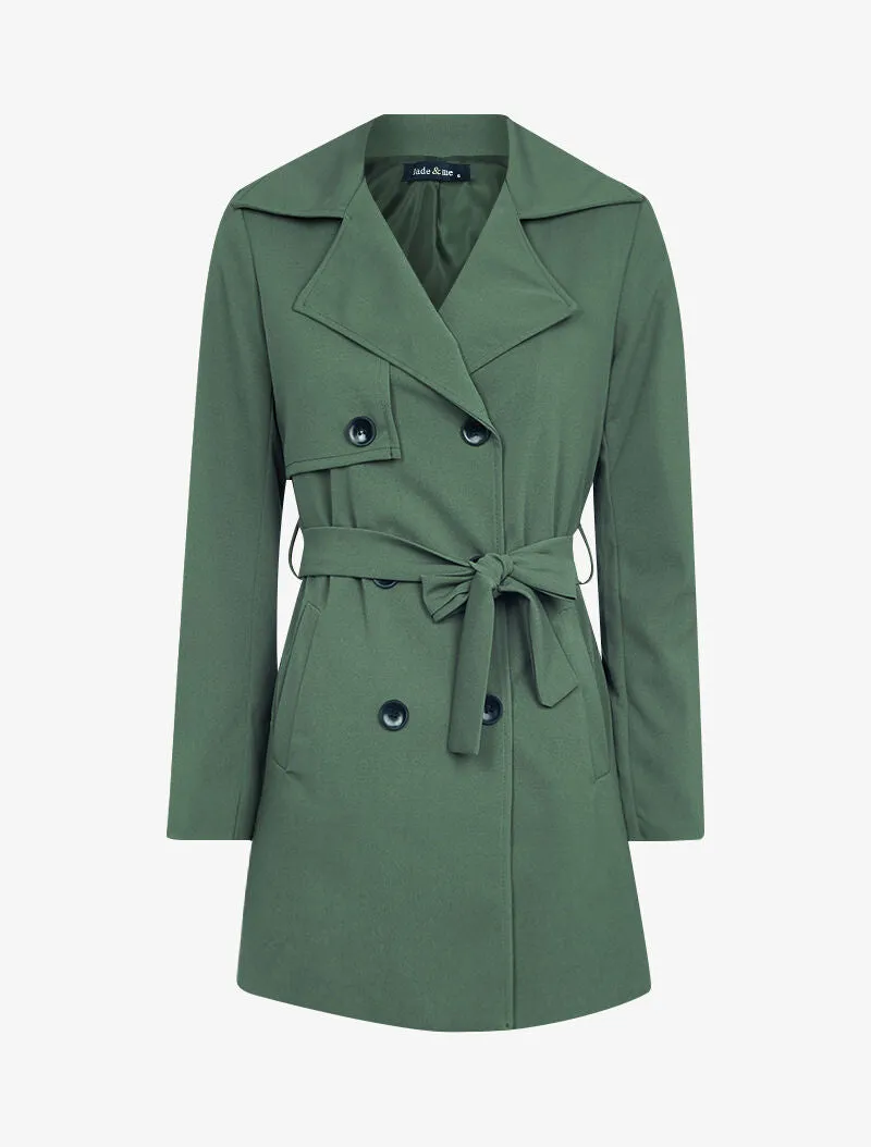 Veste style trench coat - kaki