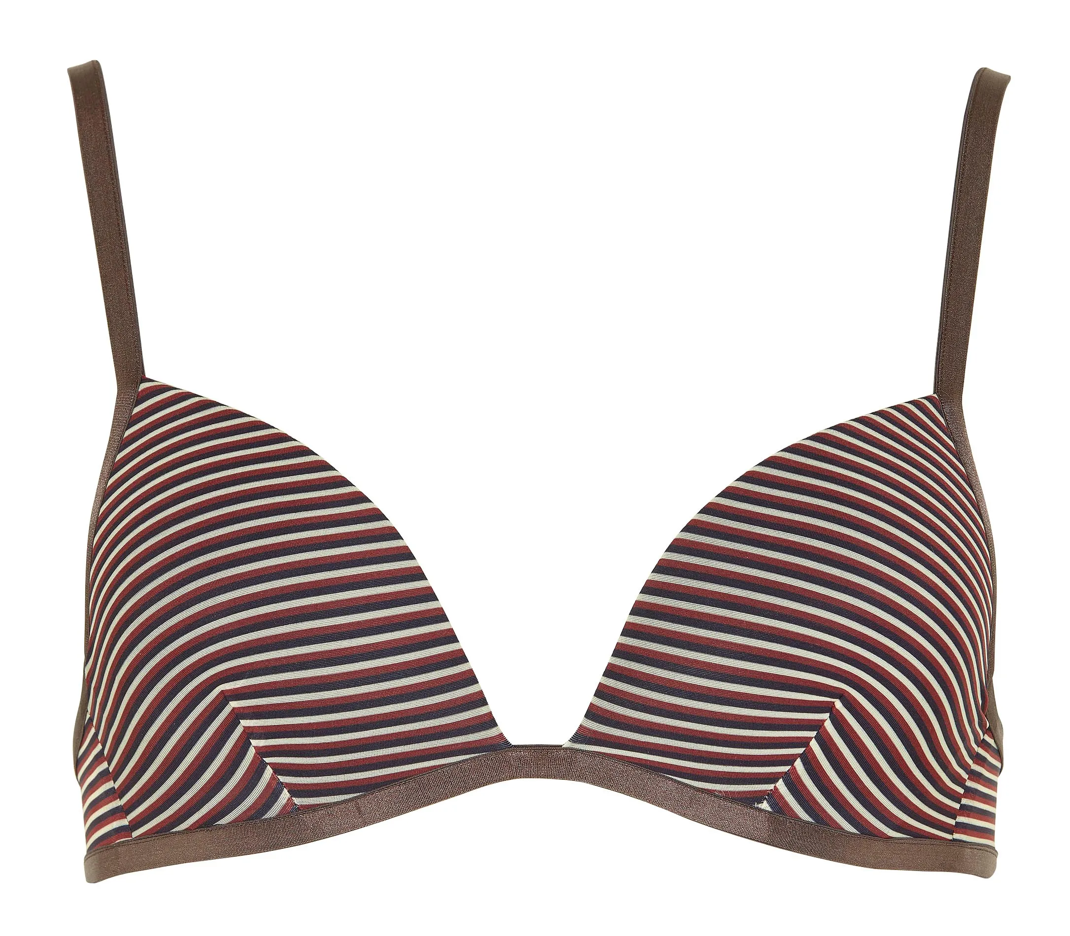 Soutien-gorge imprimé à armatures ampliforme Rouge