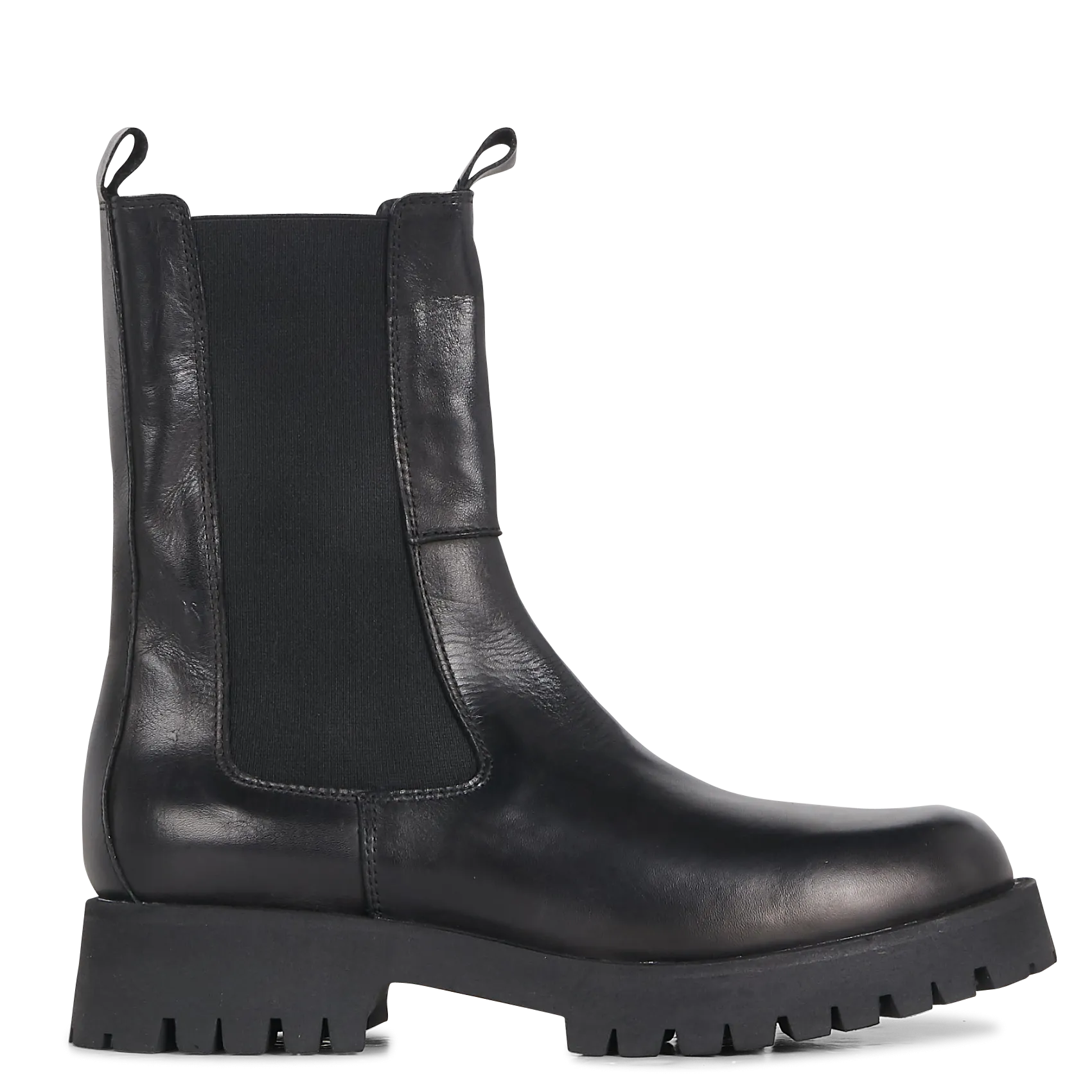 Bottines en cuir Noir RIDLE