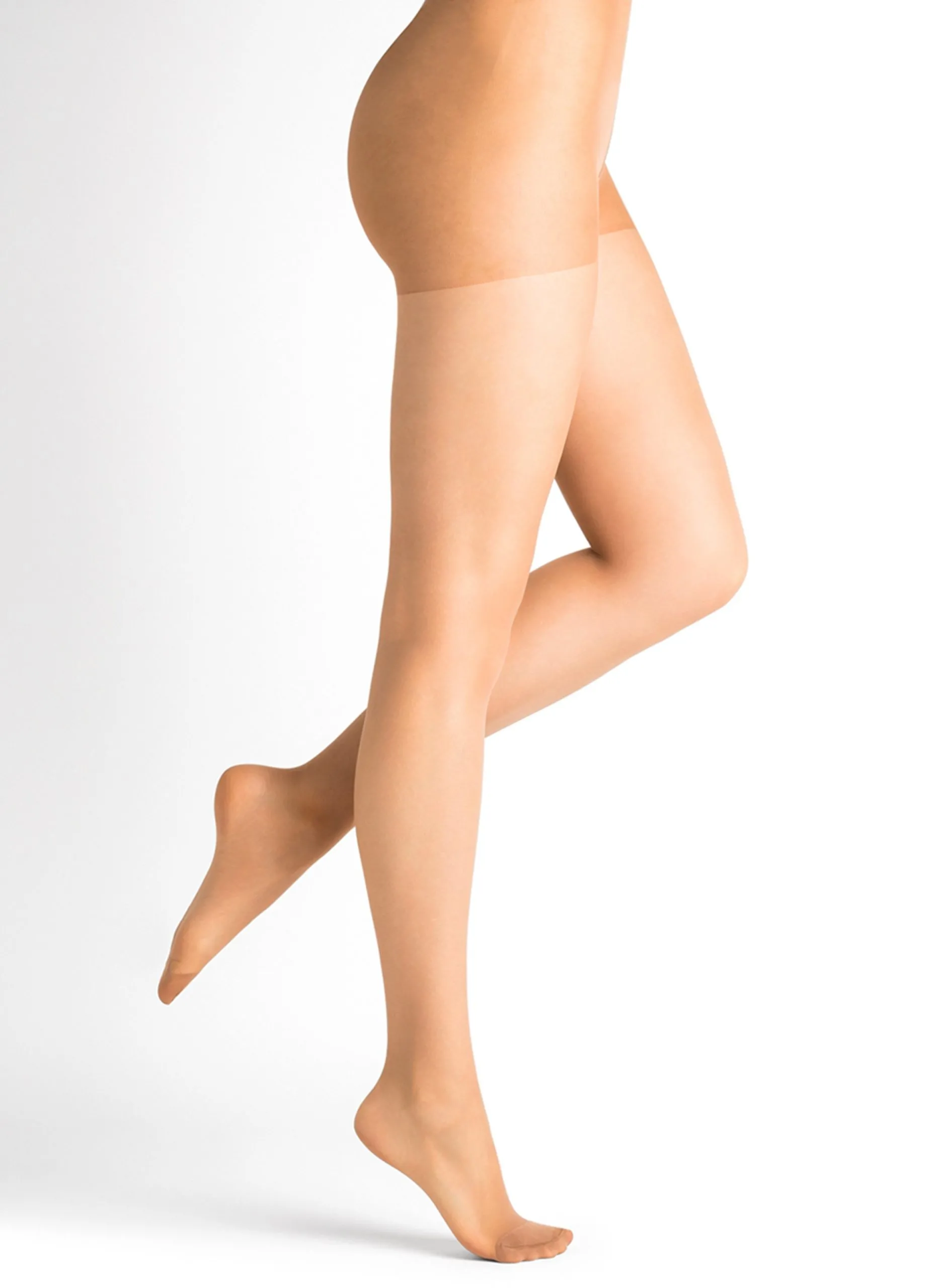 Collants mats coutures plates Orange