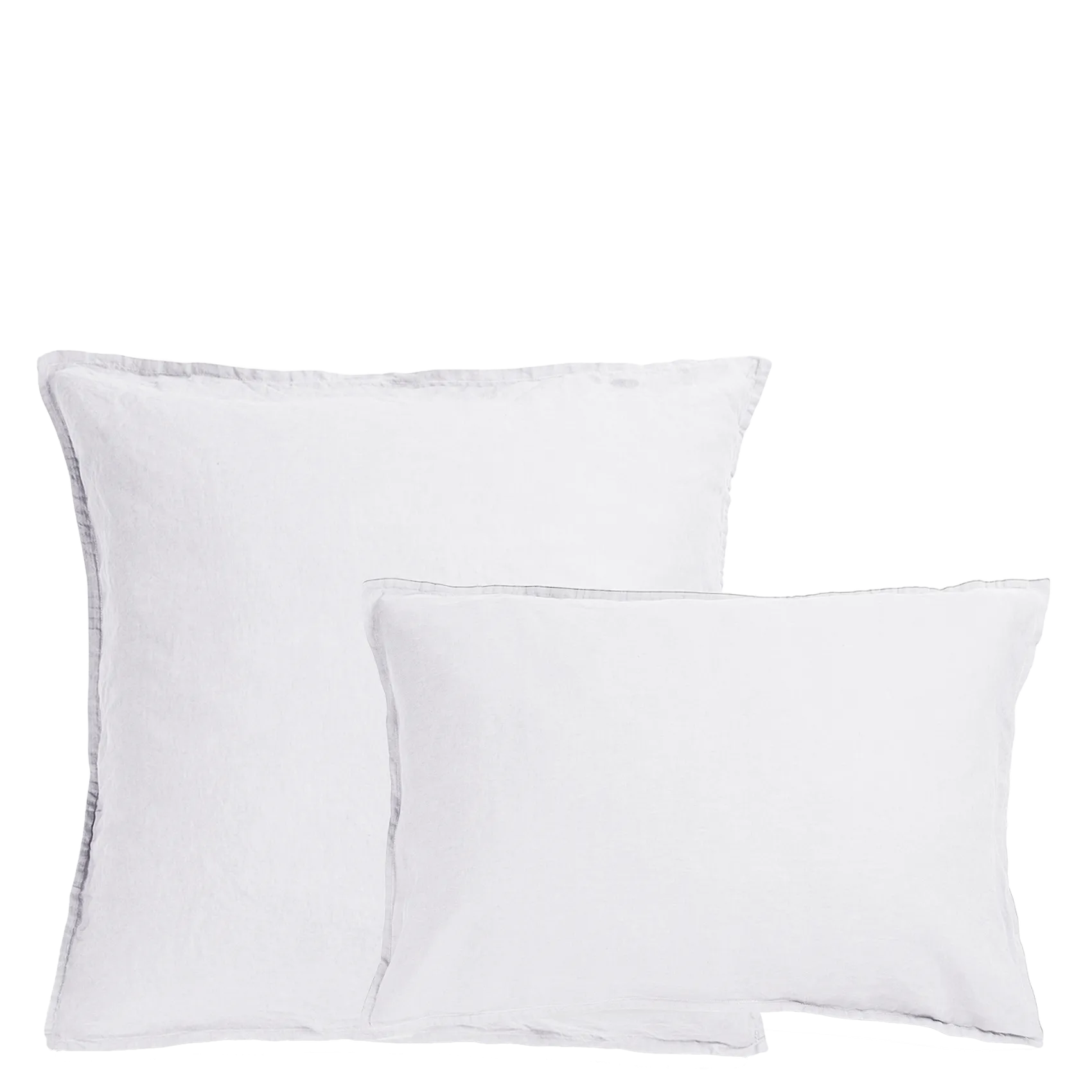 Taie d'oreiller en lin Blanc TO LIN