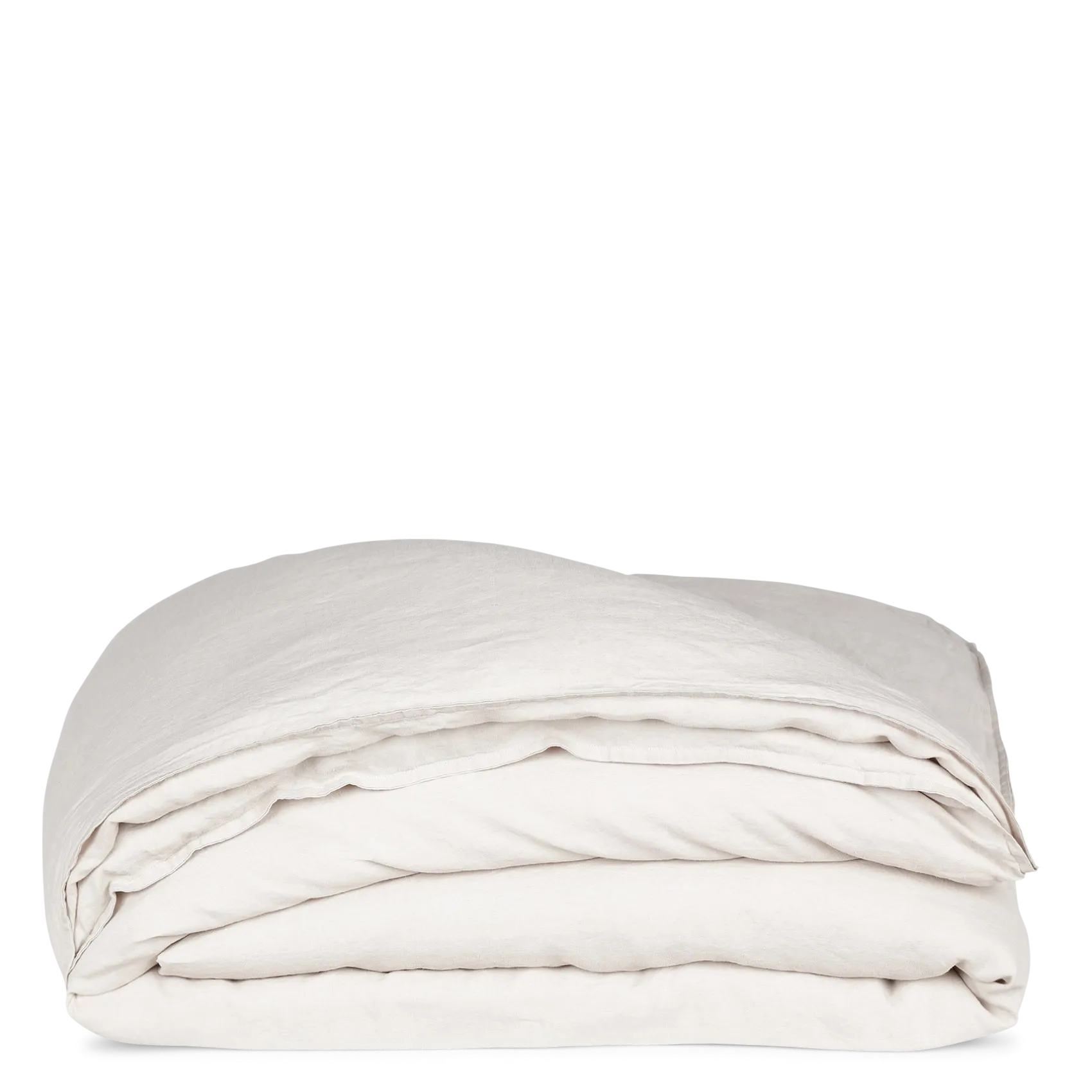 Housse de couette en lin lavé Beige HC LIN