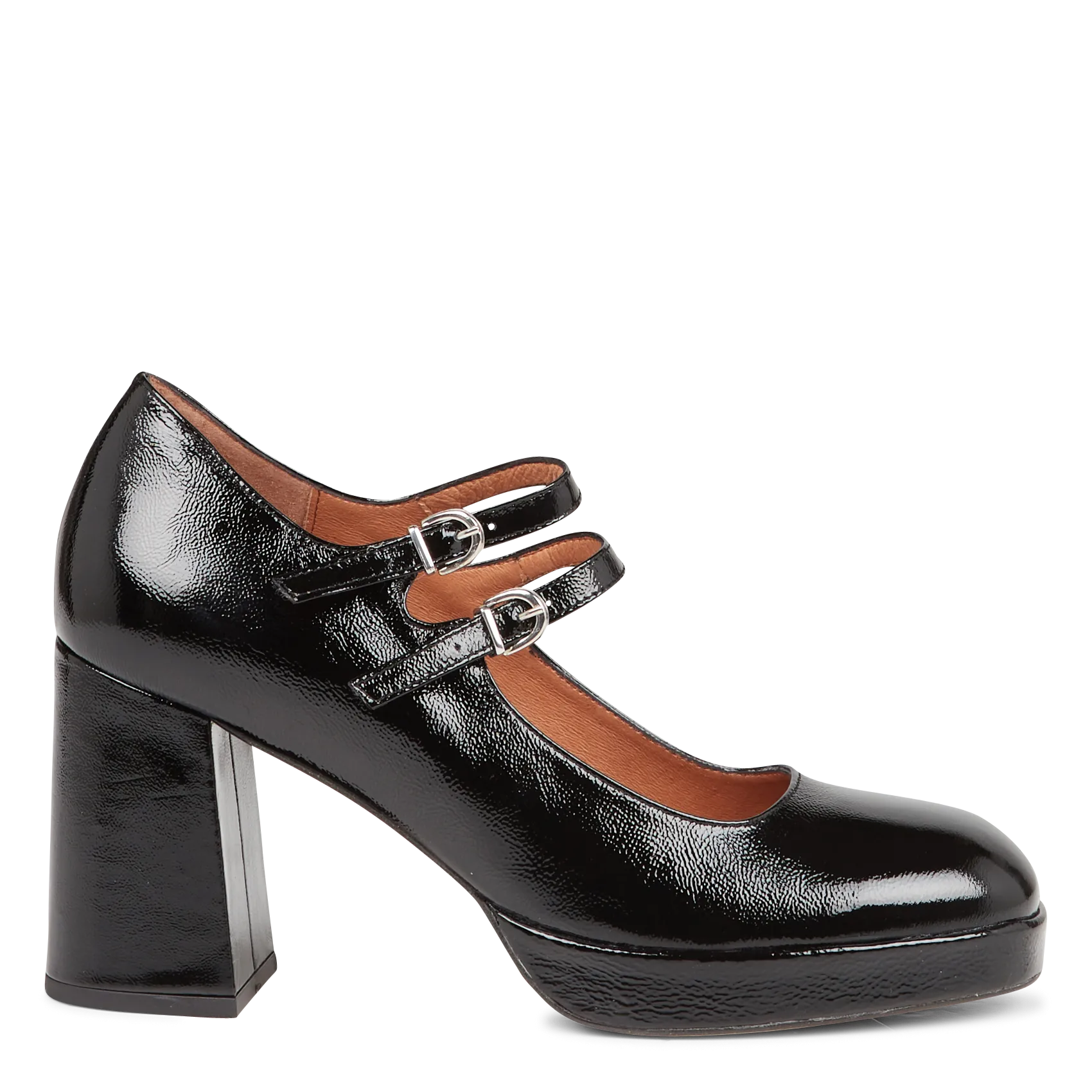 Babies en cuir verni Noir VERITE