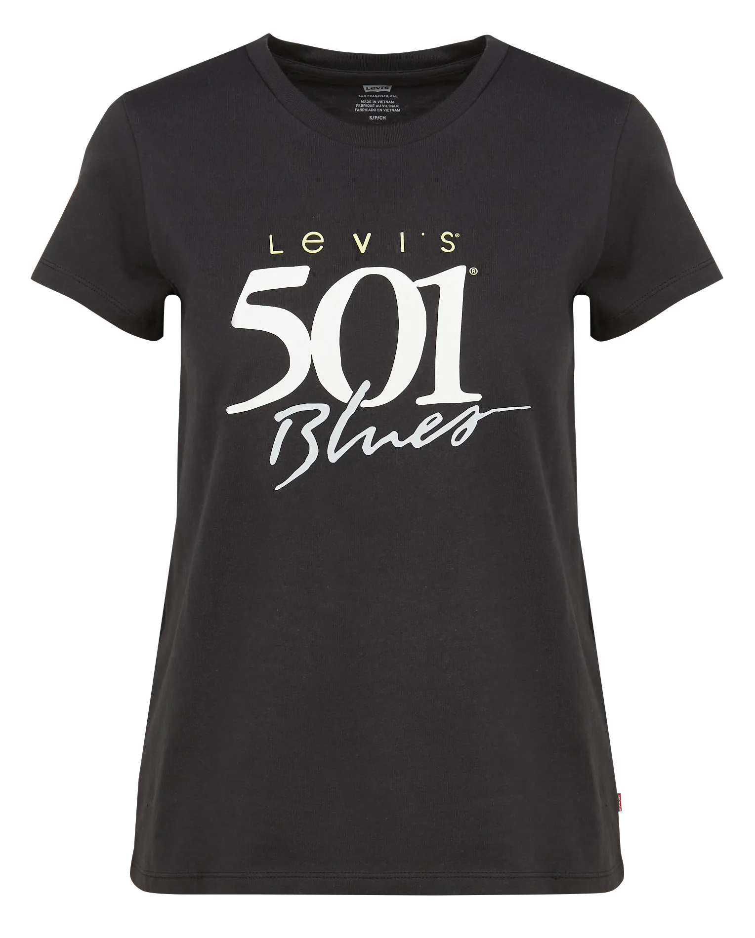 Tee-shirt col rond en coton Noir THE PERFECT TEE