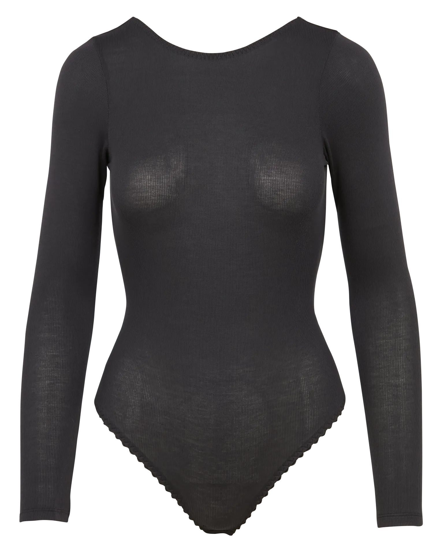 Body col rond Noir ANGIE