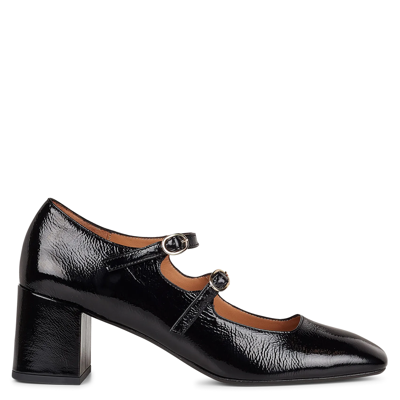 Escarpins à talon en cuir Noir IRVING