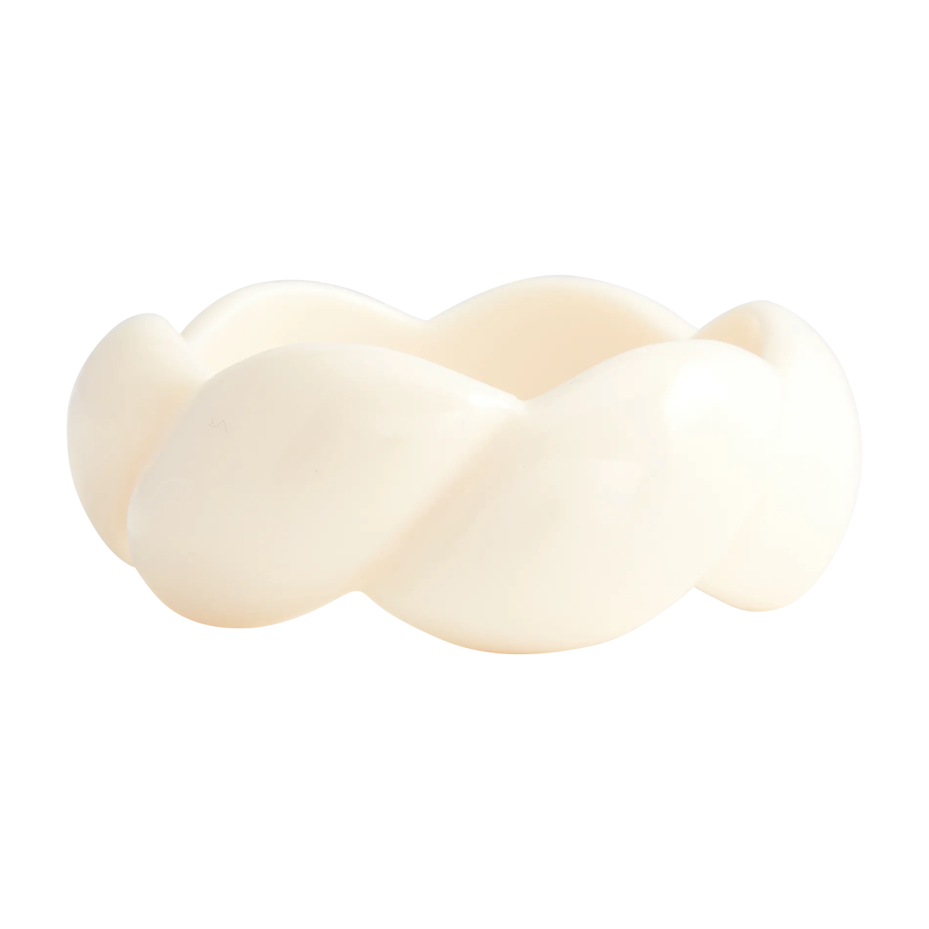 Jonc torsadé Blanc OCTAVE