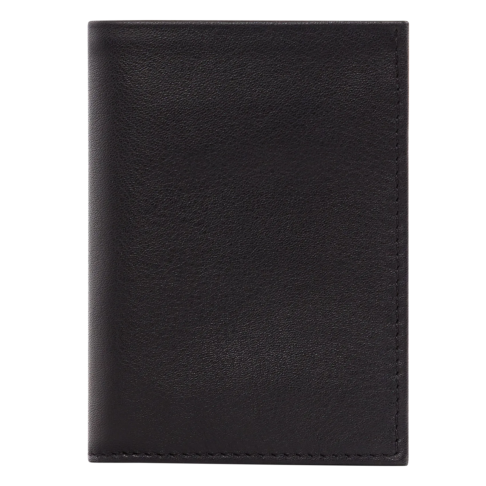 Portefeuilles en cuir grainé Noir