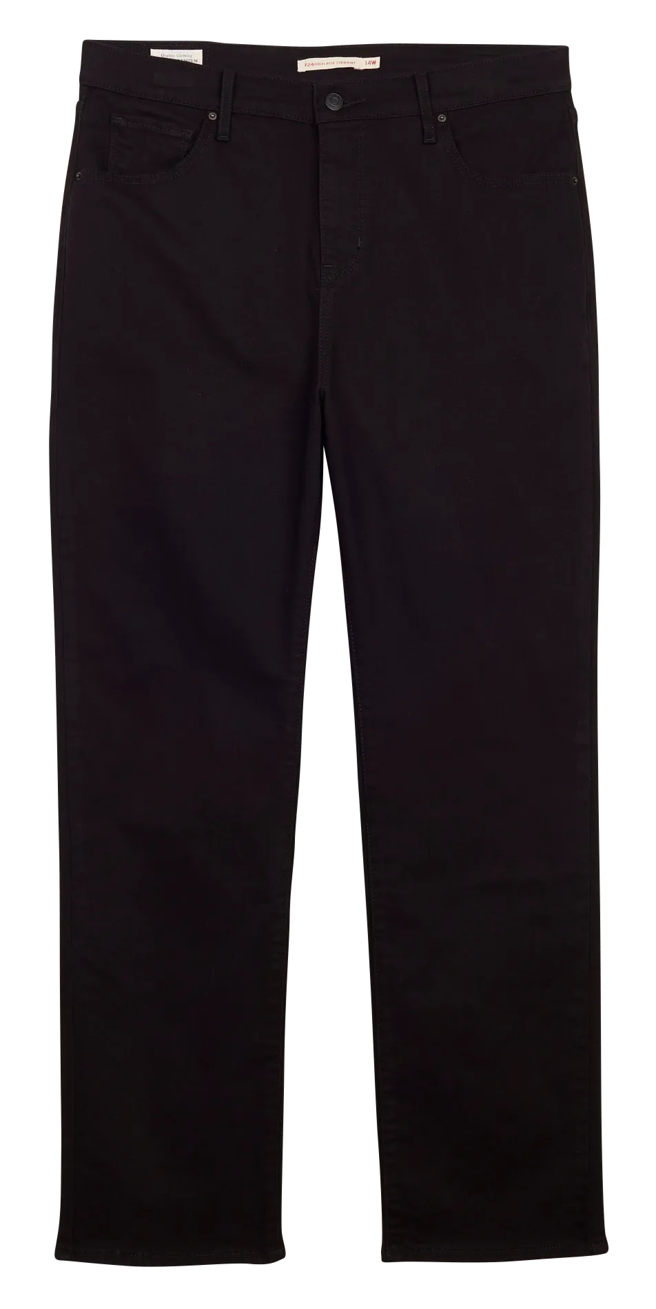 Jean droit taille haute Noir 724 PL HR STRAIGHT