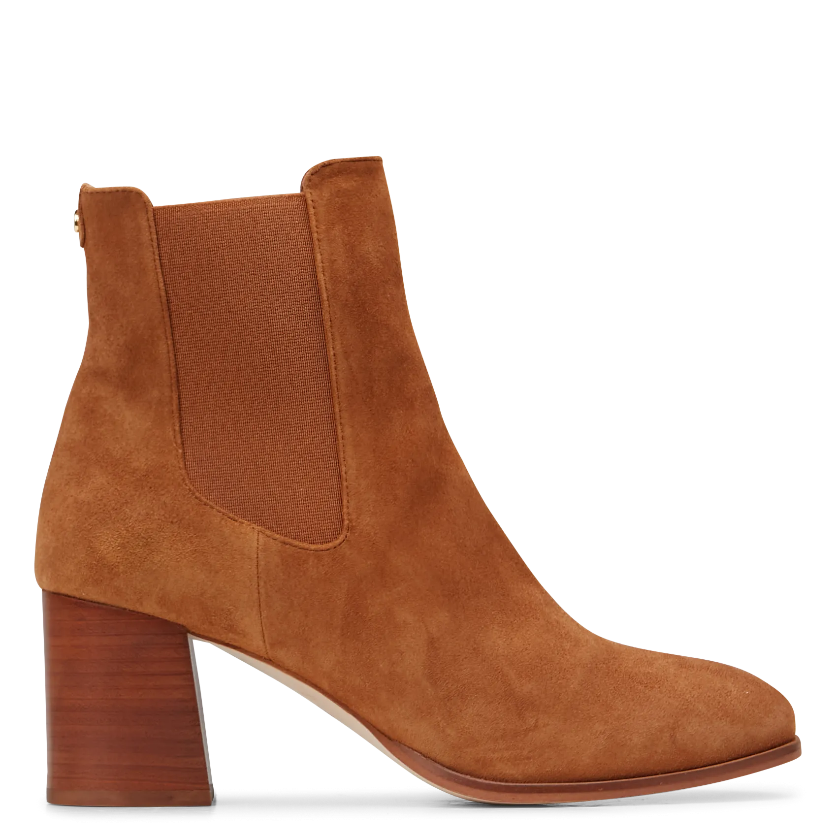 Bottines chelsea en cuir velours Marron LANAE