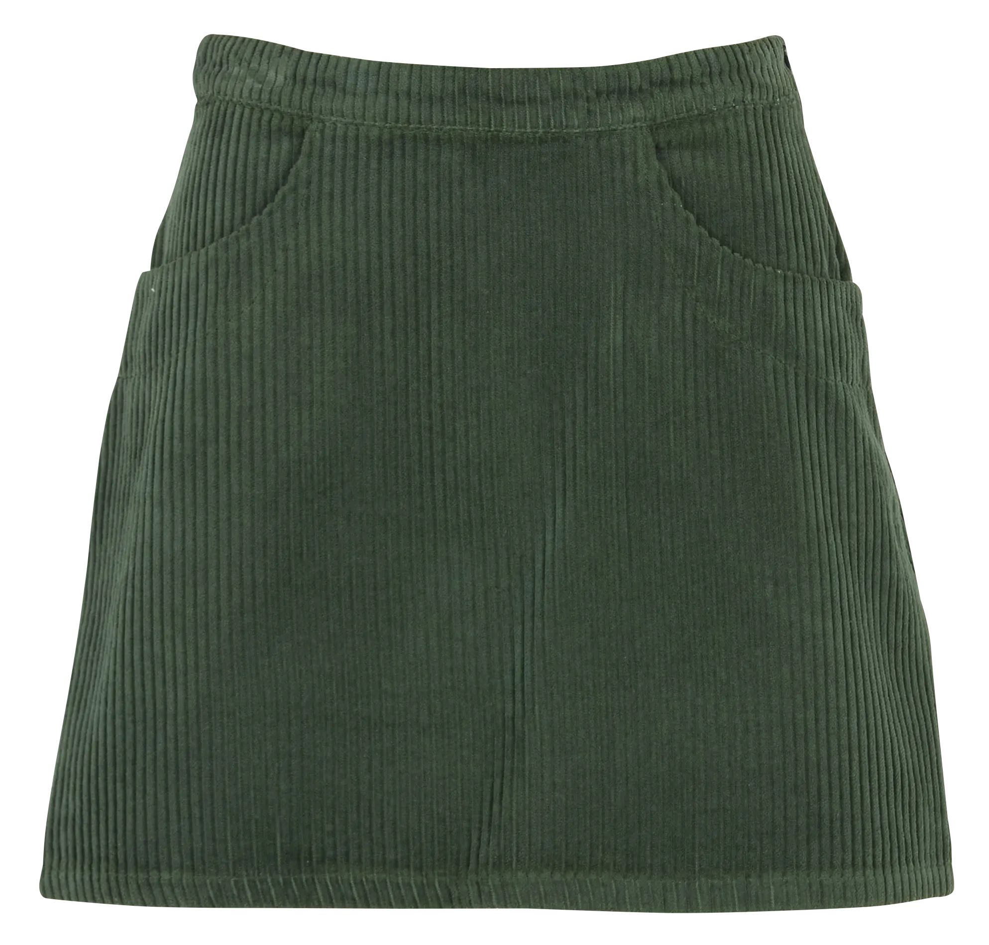 Jupe courte en jean Vert