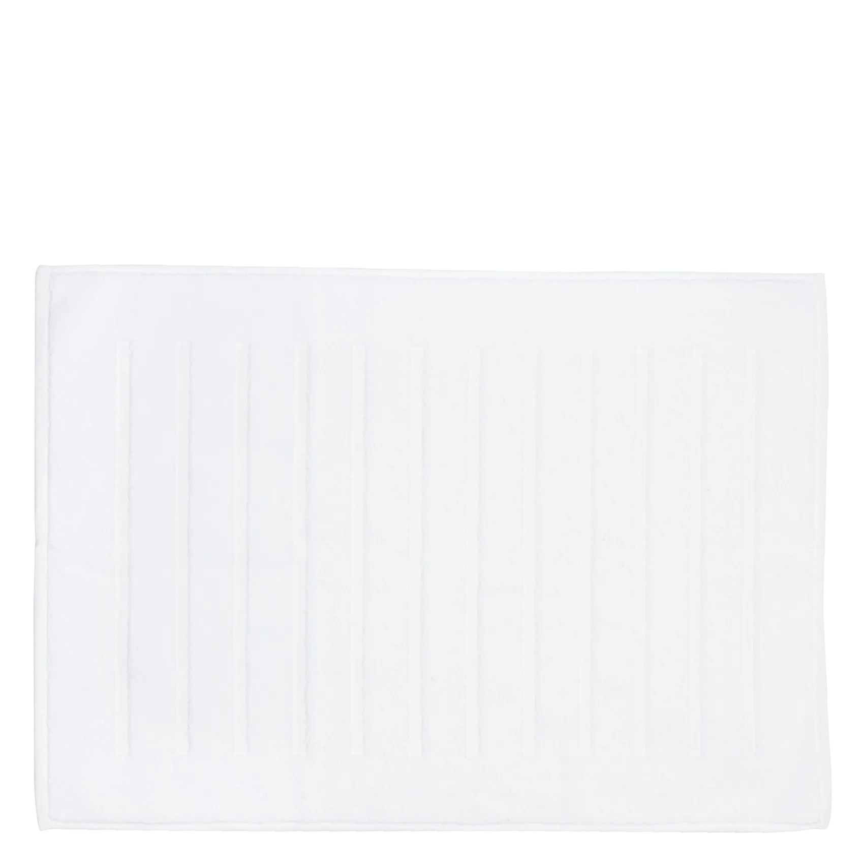 Tapis de bain en coton Blanc TDB BOUCLETTES