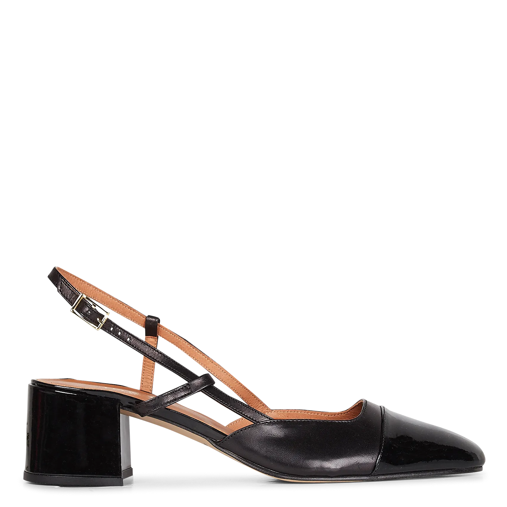 Babies en cuir Noir DHAPOPY