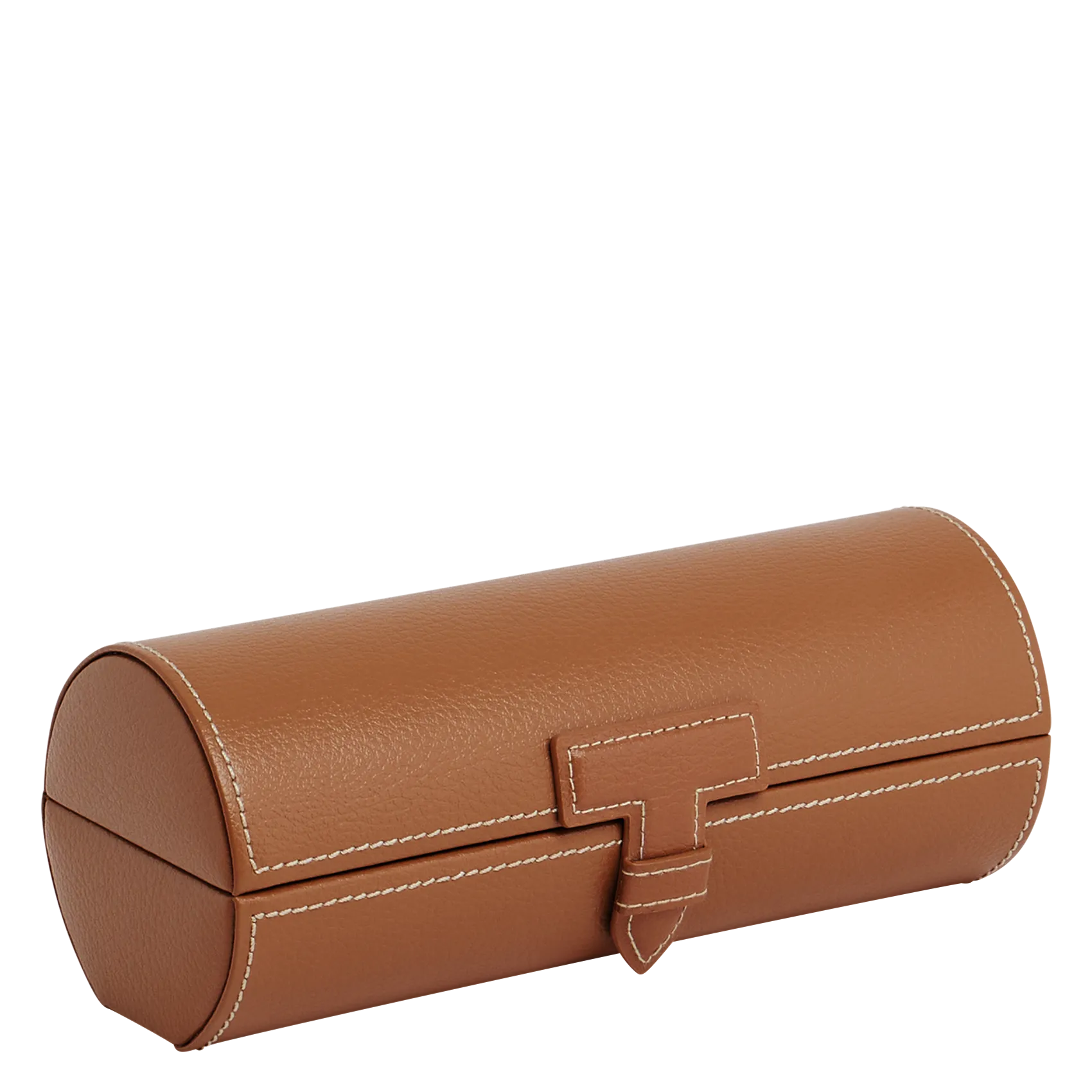 Etui à montres en cuir Marron