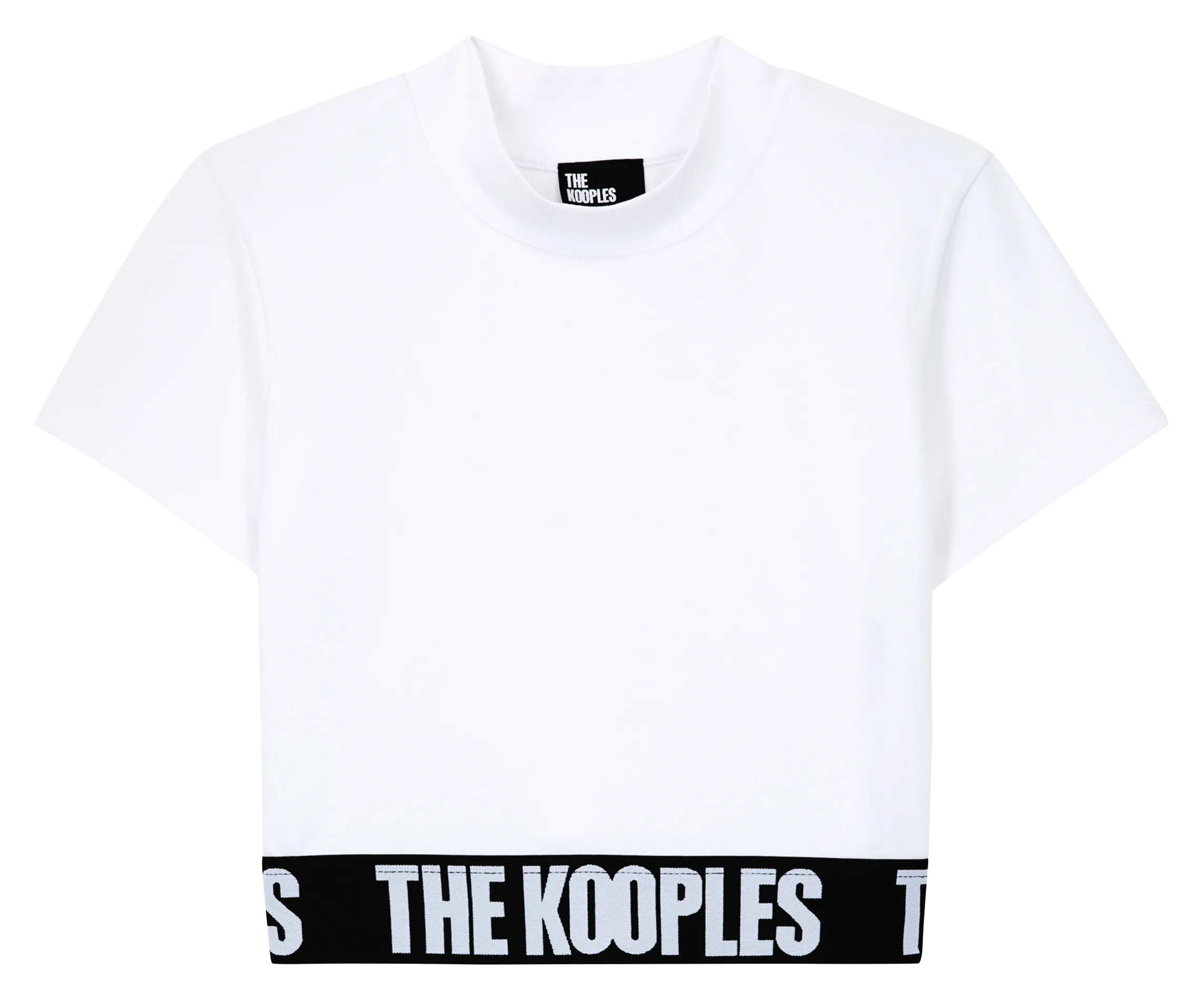 Tee-shirt col rond logo imprimé Blanc