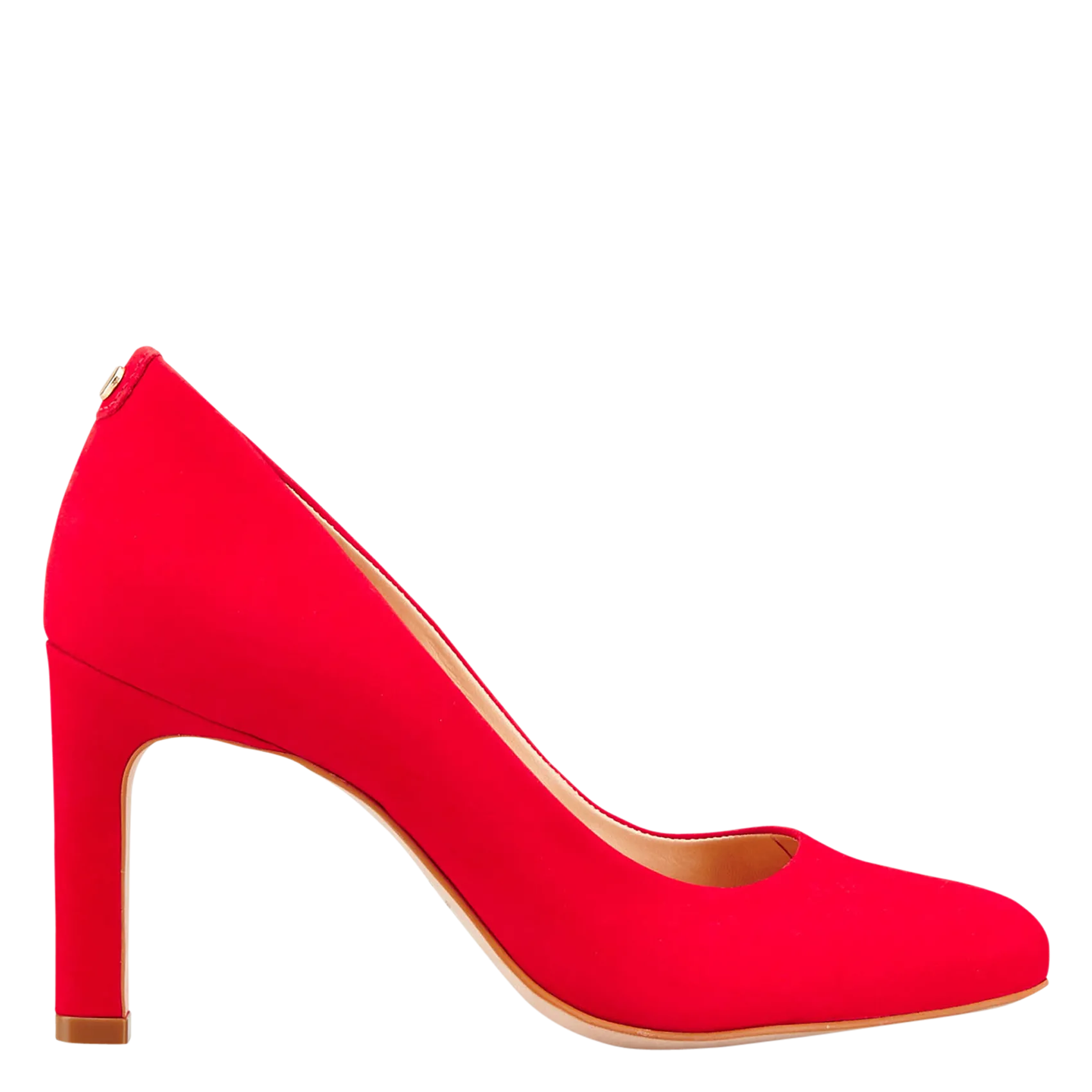 Escarpins en cuir velours Rouge ZAINA