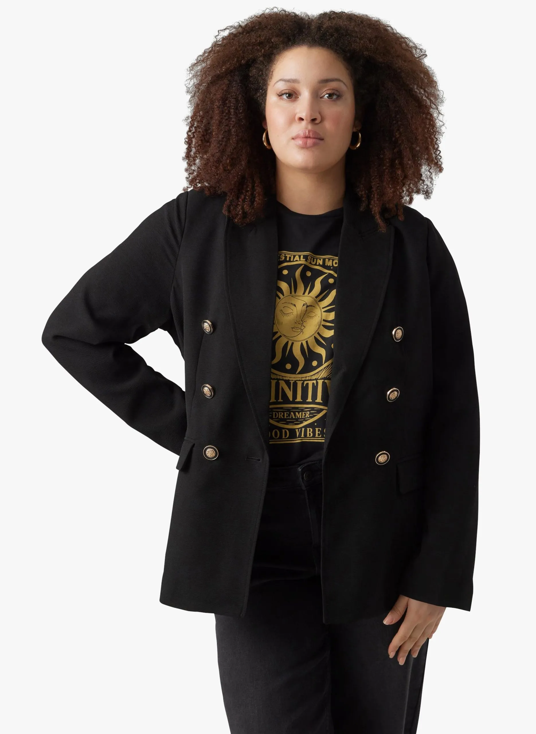 Veste de tailleur slim-fit Noir SIVSITA