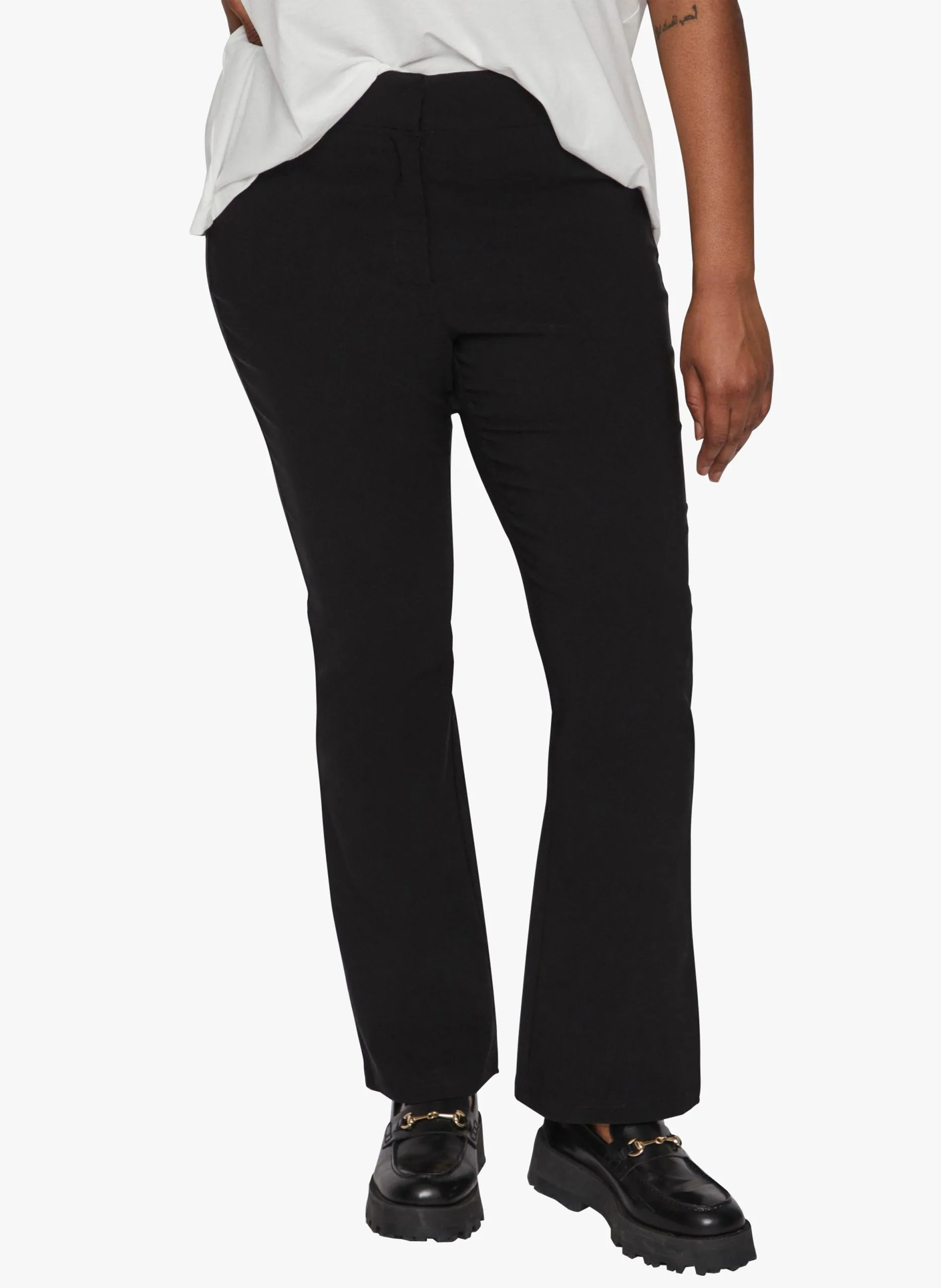 Pantalon bootcut stretch Noir ROMI