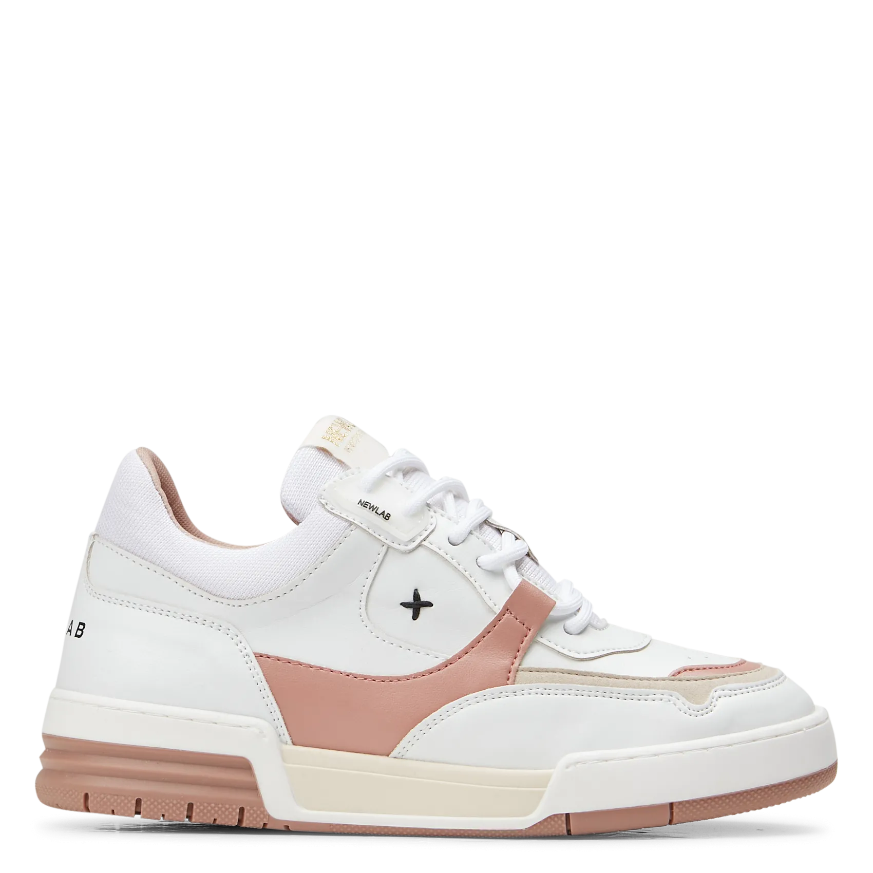 Baskets basses en cuir Blanc NL12