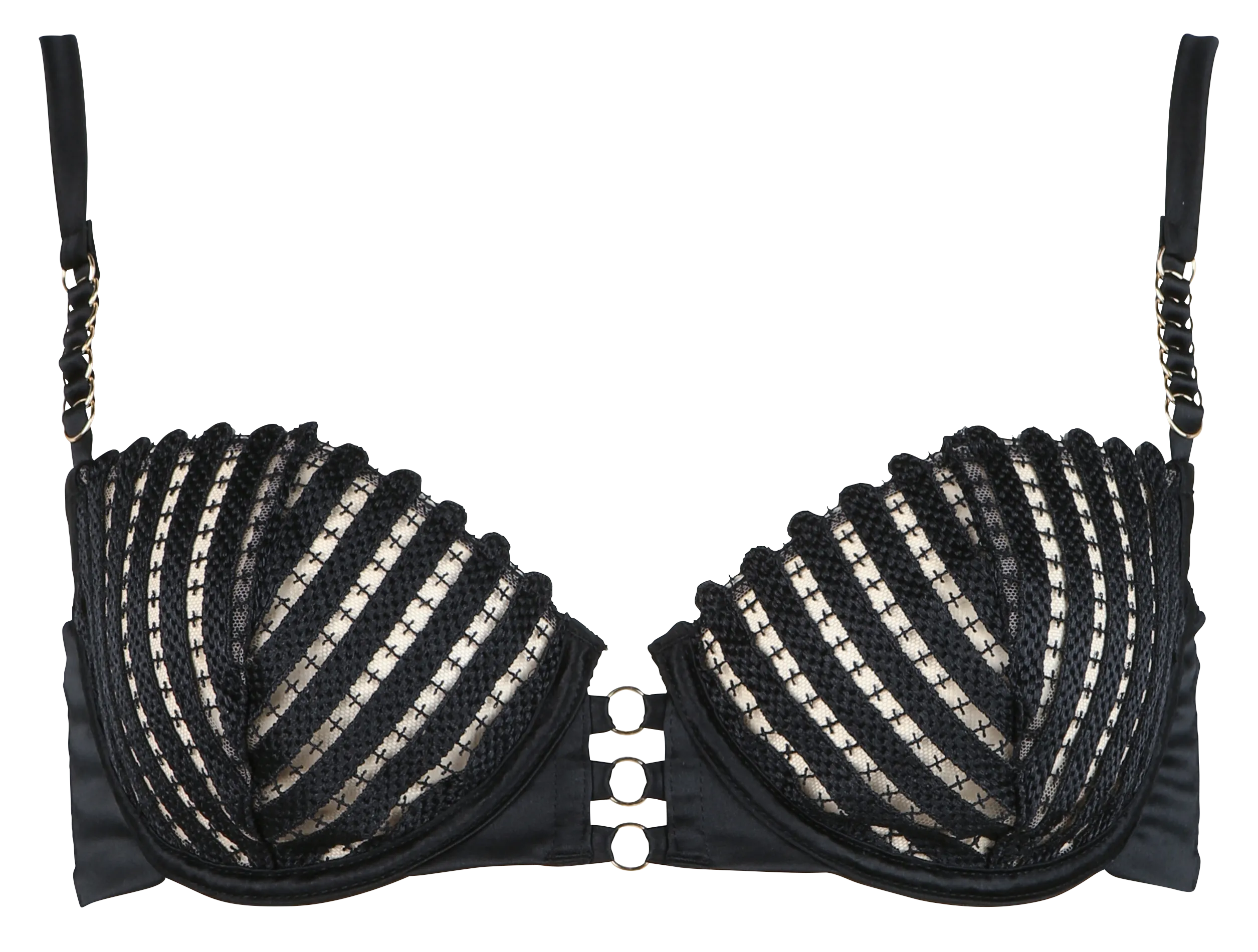 Soutien-gorge balconnet avec armatures Noir HIDDEN CITY