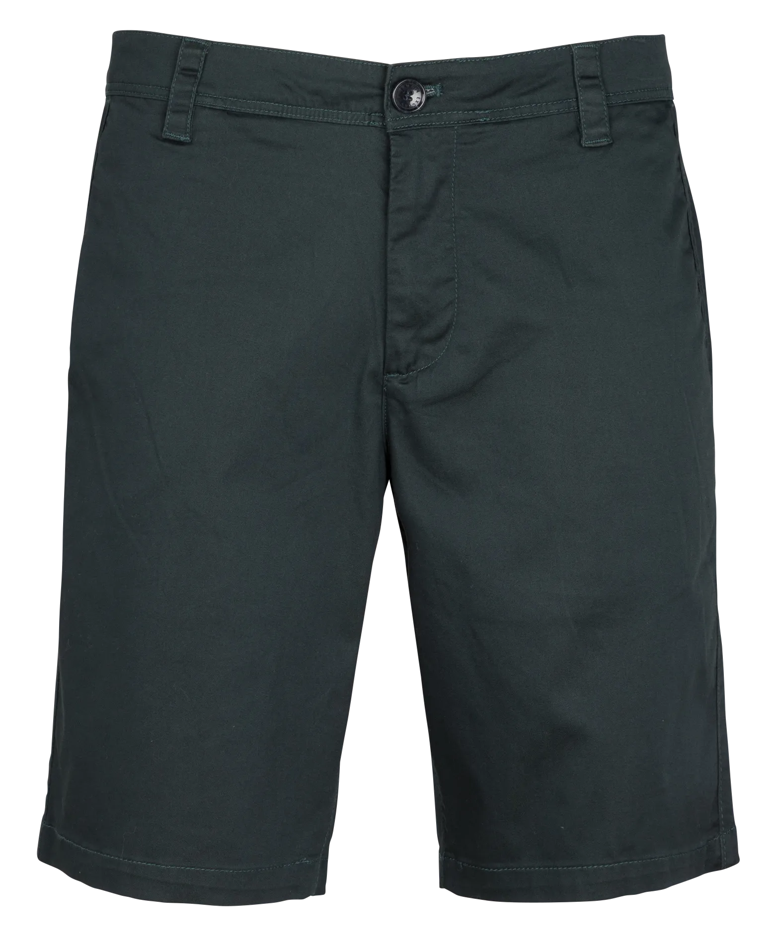 Short en coton mélangé Gris