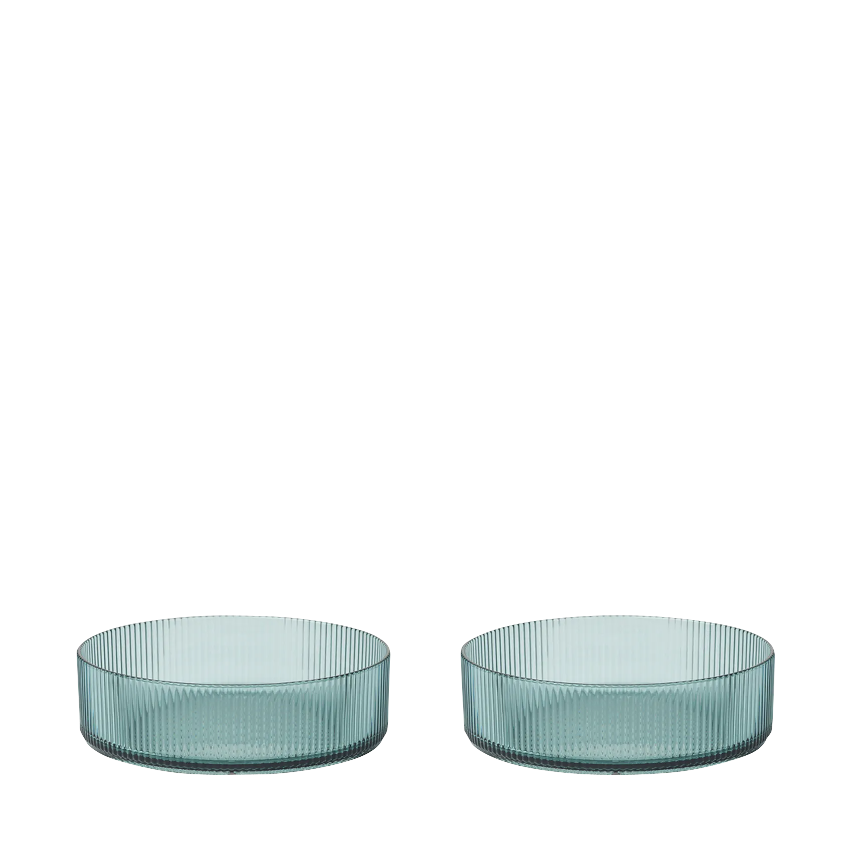 Lot de 2 bols nervurés Bleu JOEL
