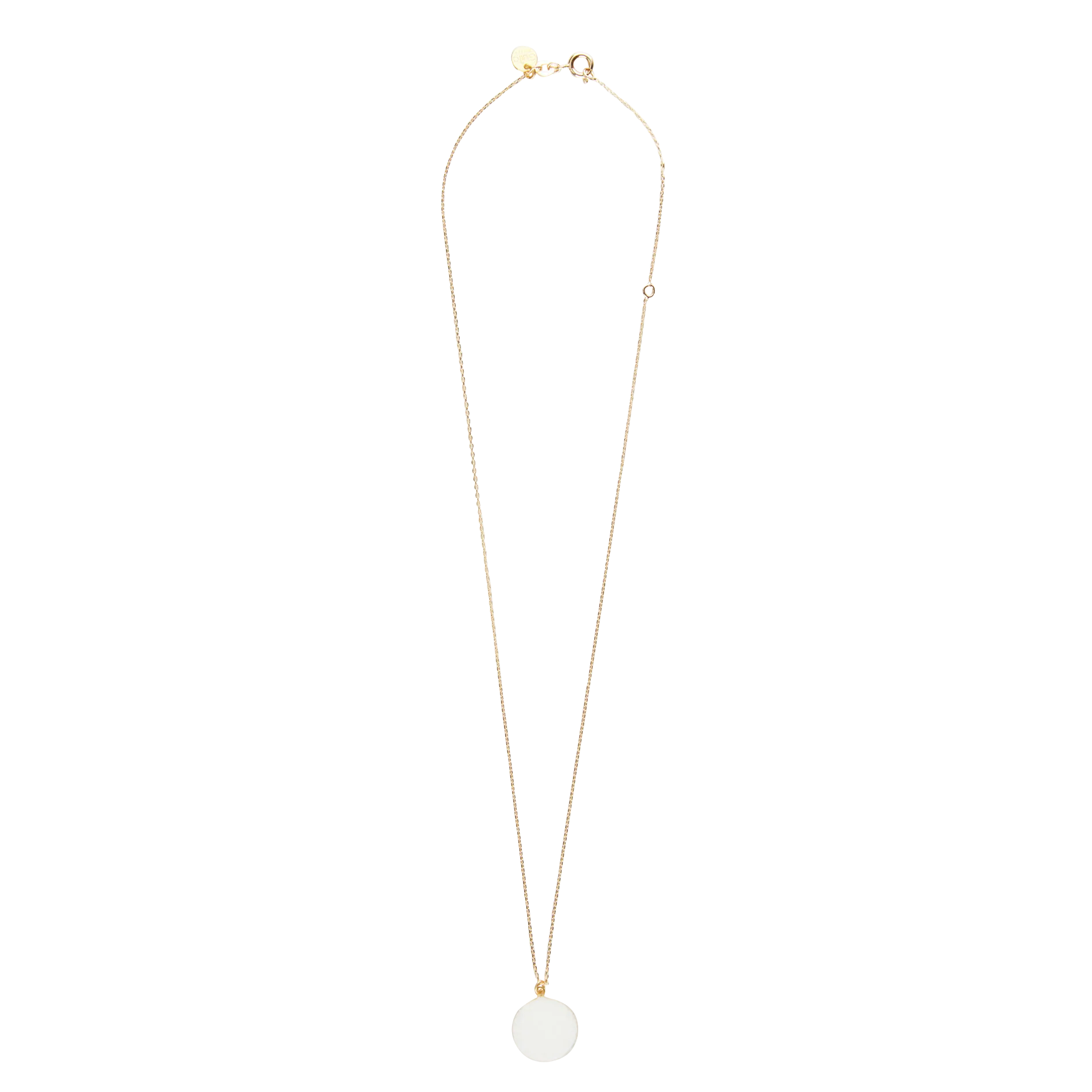 Collier en plaqué or Beige INDIEN