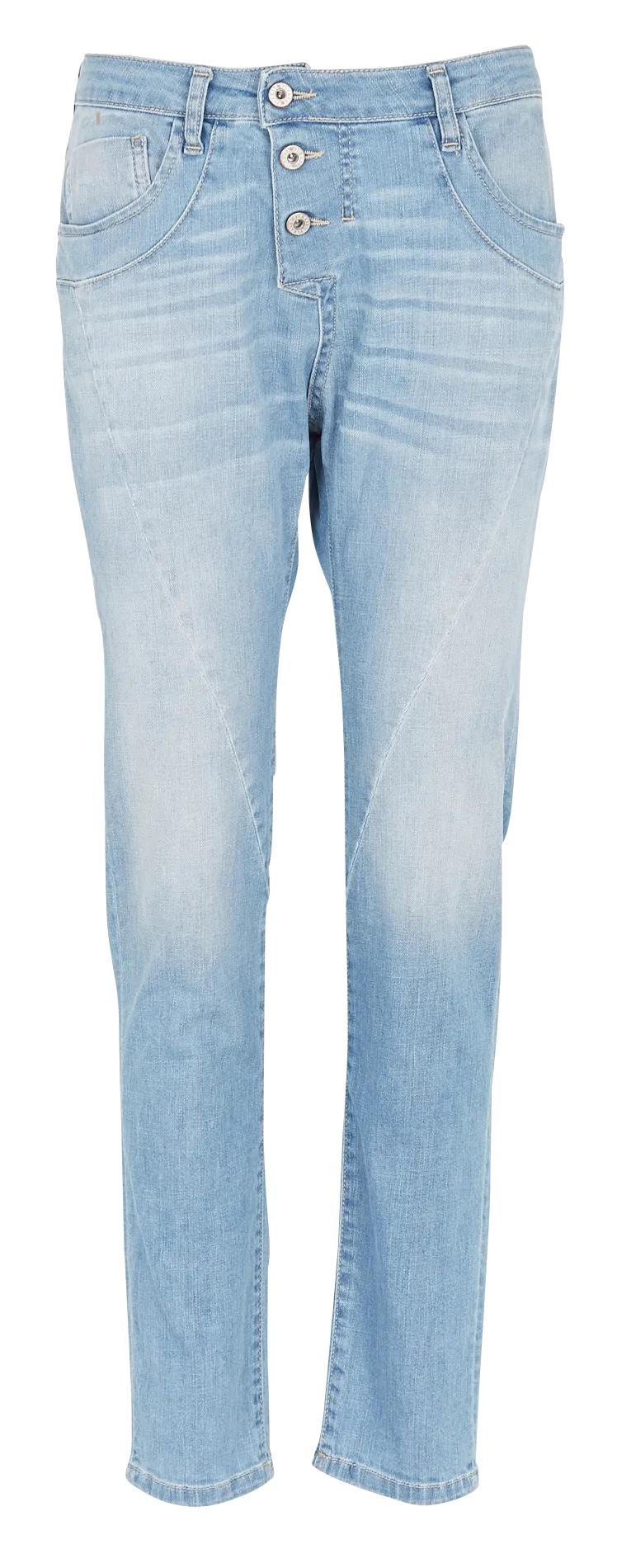 Jean slim taille haute en coton stretch Bleu