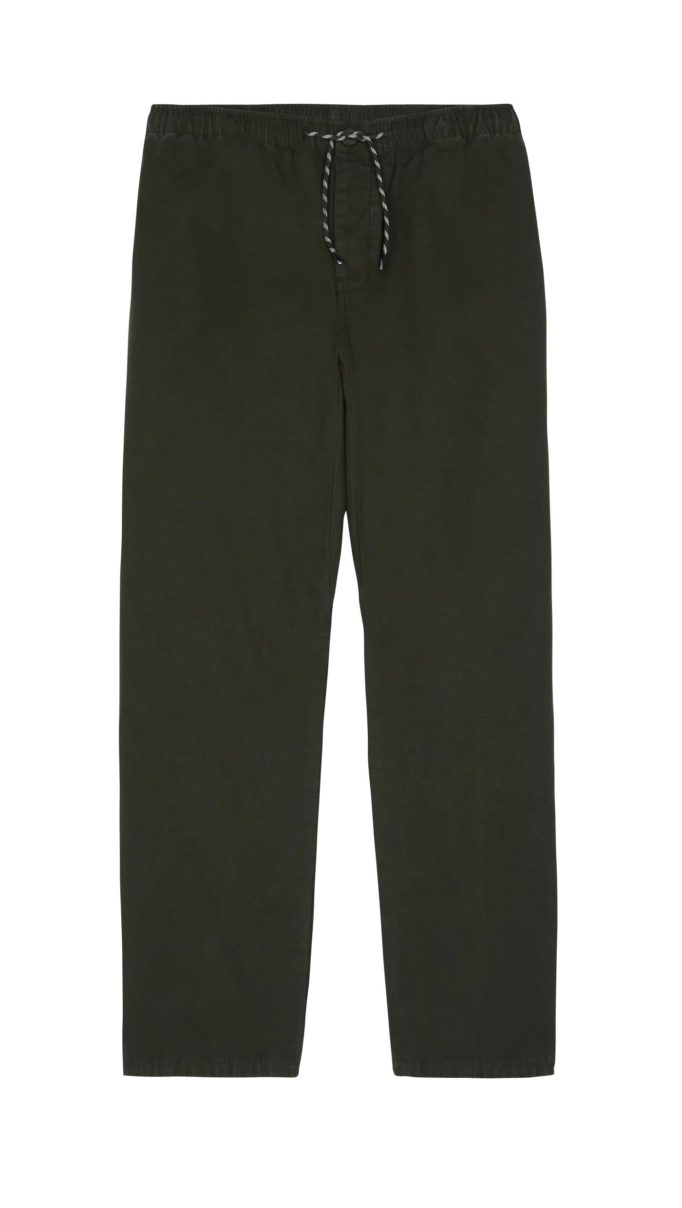 Pantalon droit en coton bio Vert BIRCH