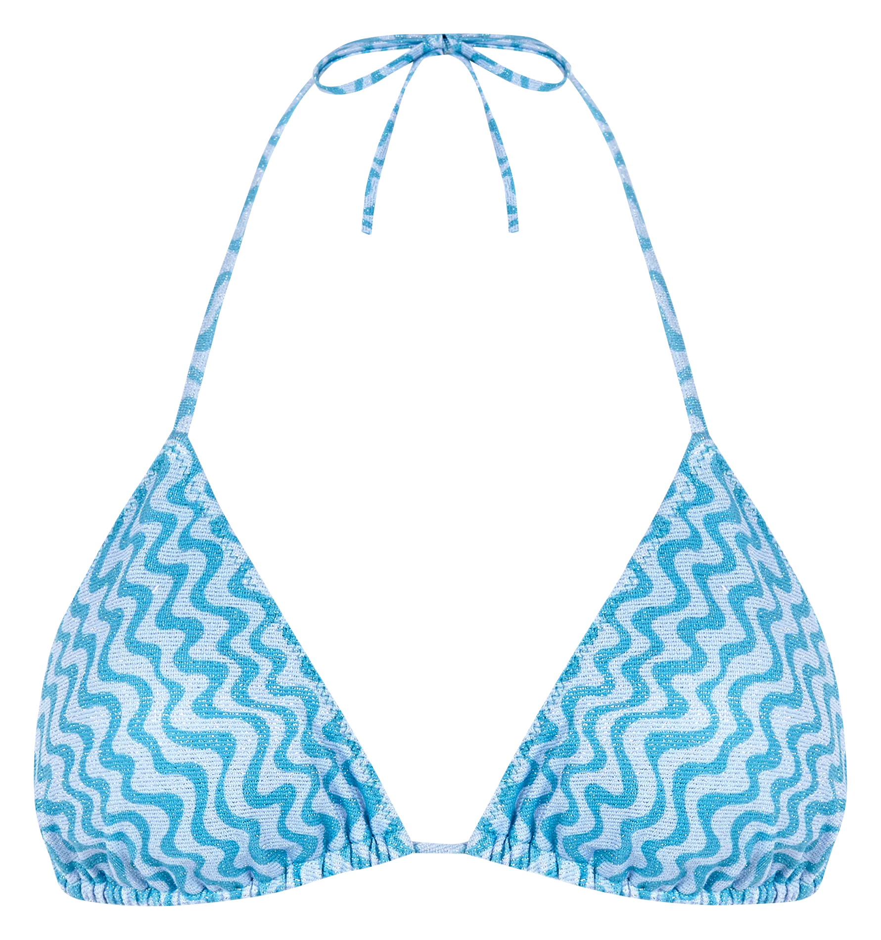 Haut de maillot de bain multi-positions Bleu