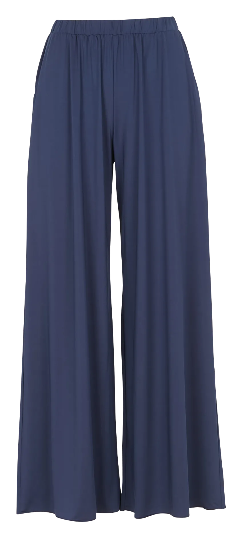 Pantalon large fluide Bleu CAMILLA