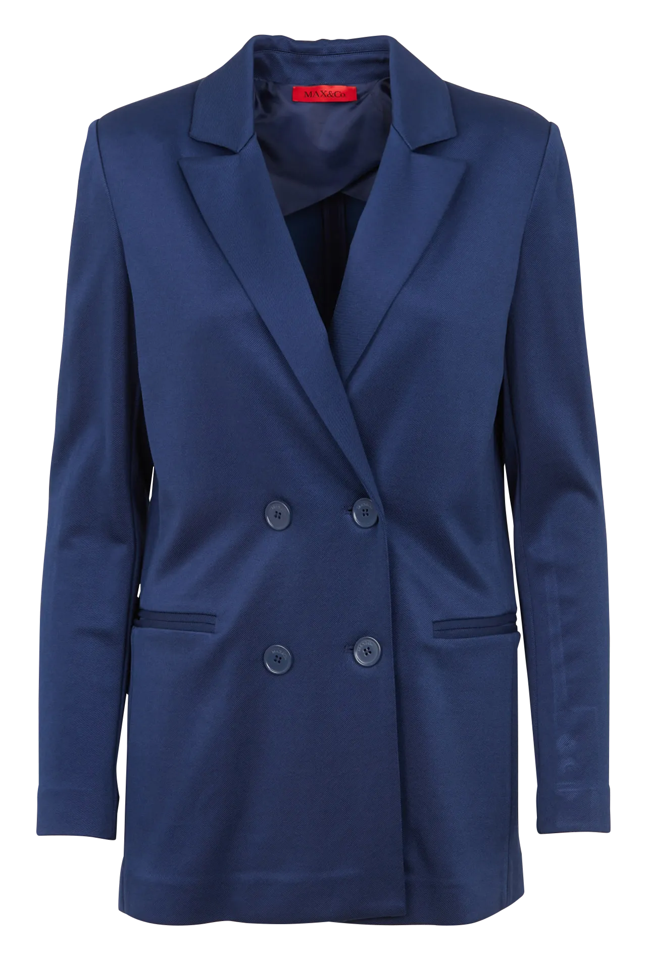 Blazer en sergé de jersey Bleu CREDERE