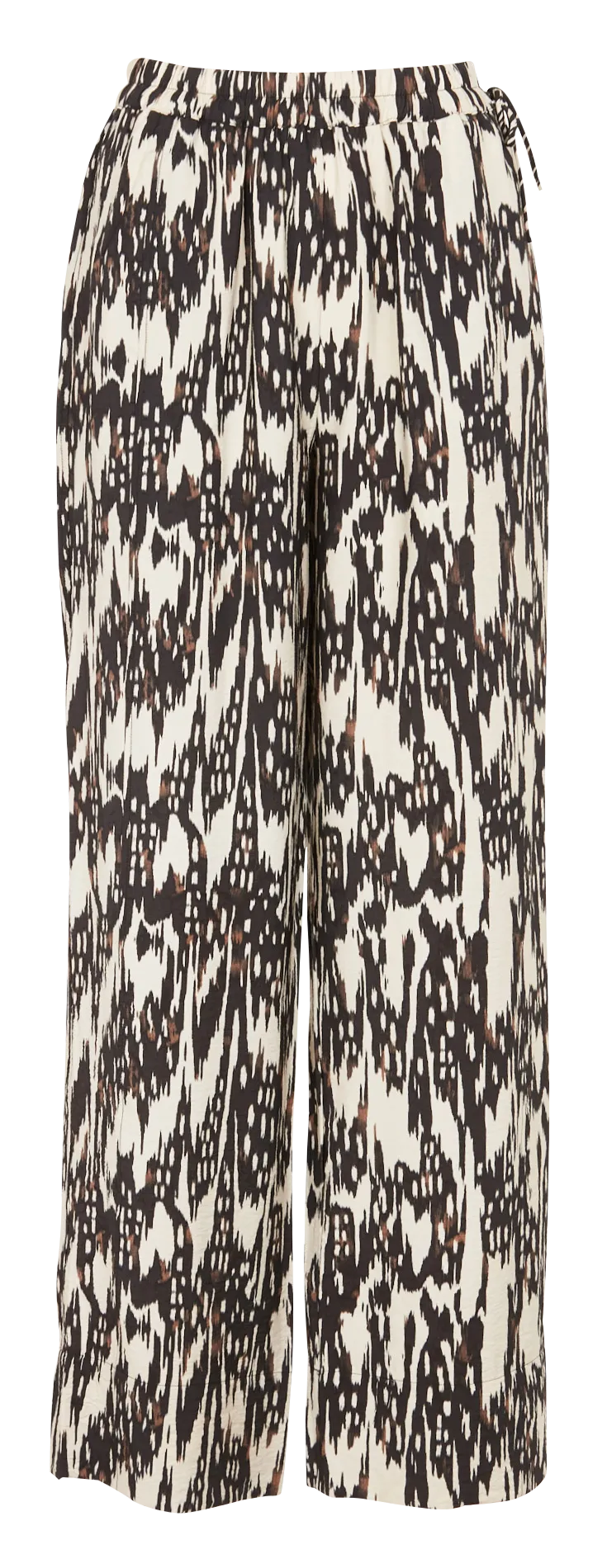 Pantalon large imprimé Beige FANJA