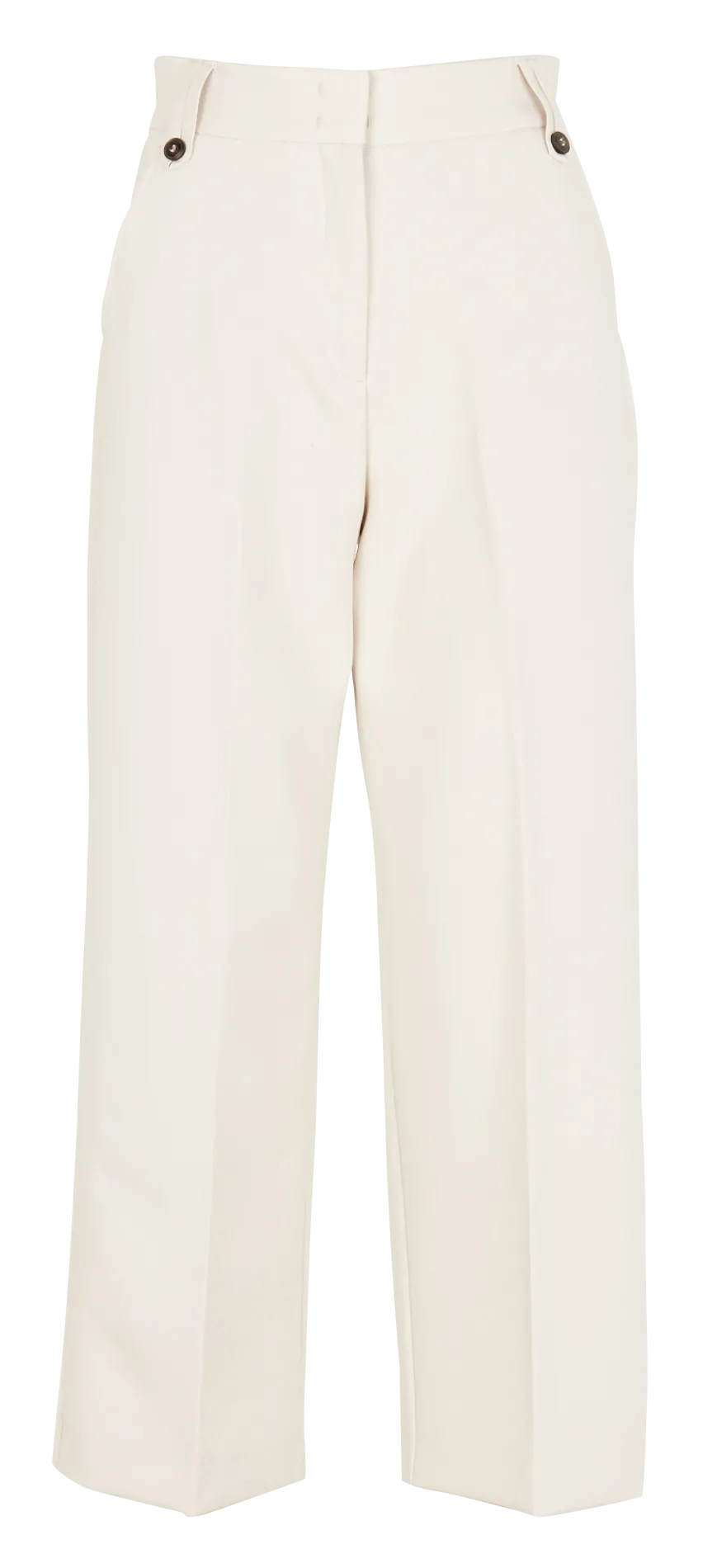 Pantalon droit à plis Blanc BARABBA