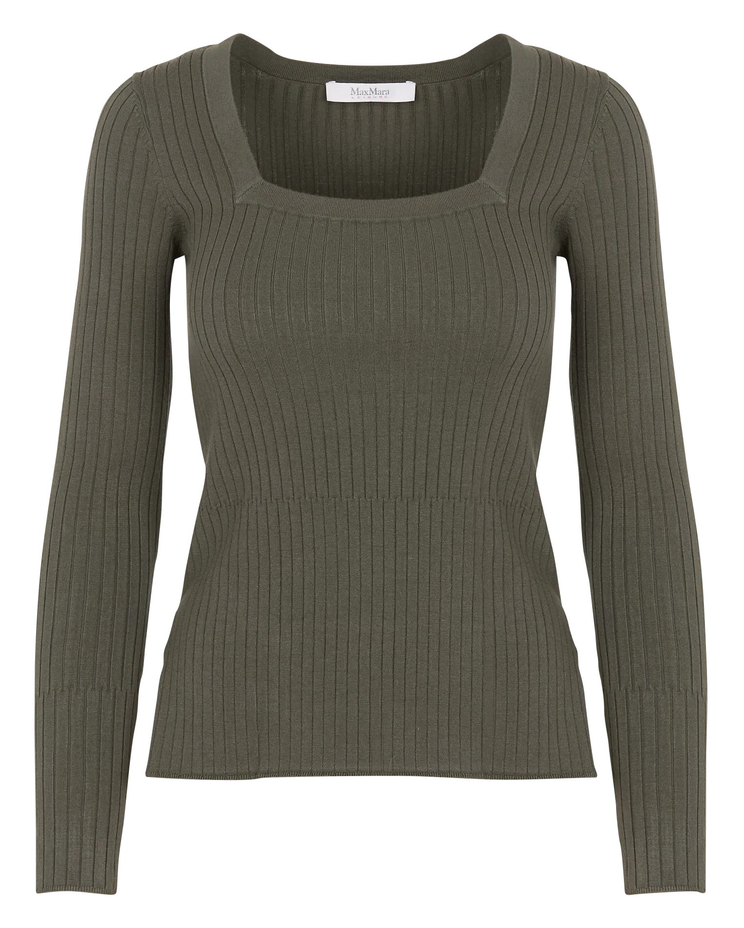 Pull col carré Vert TIMORE