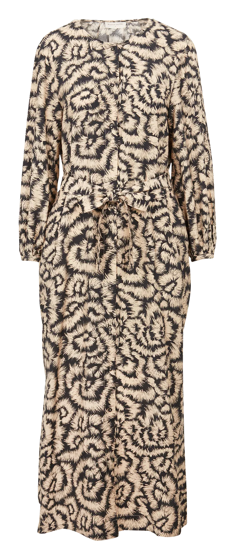 Veste de blazer ajustée en laine mélangée Noir ANNA