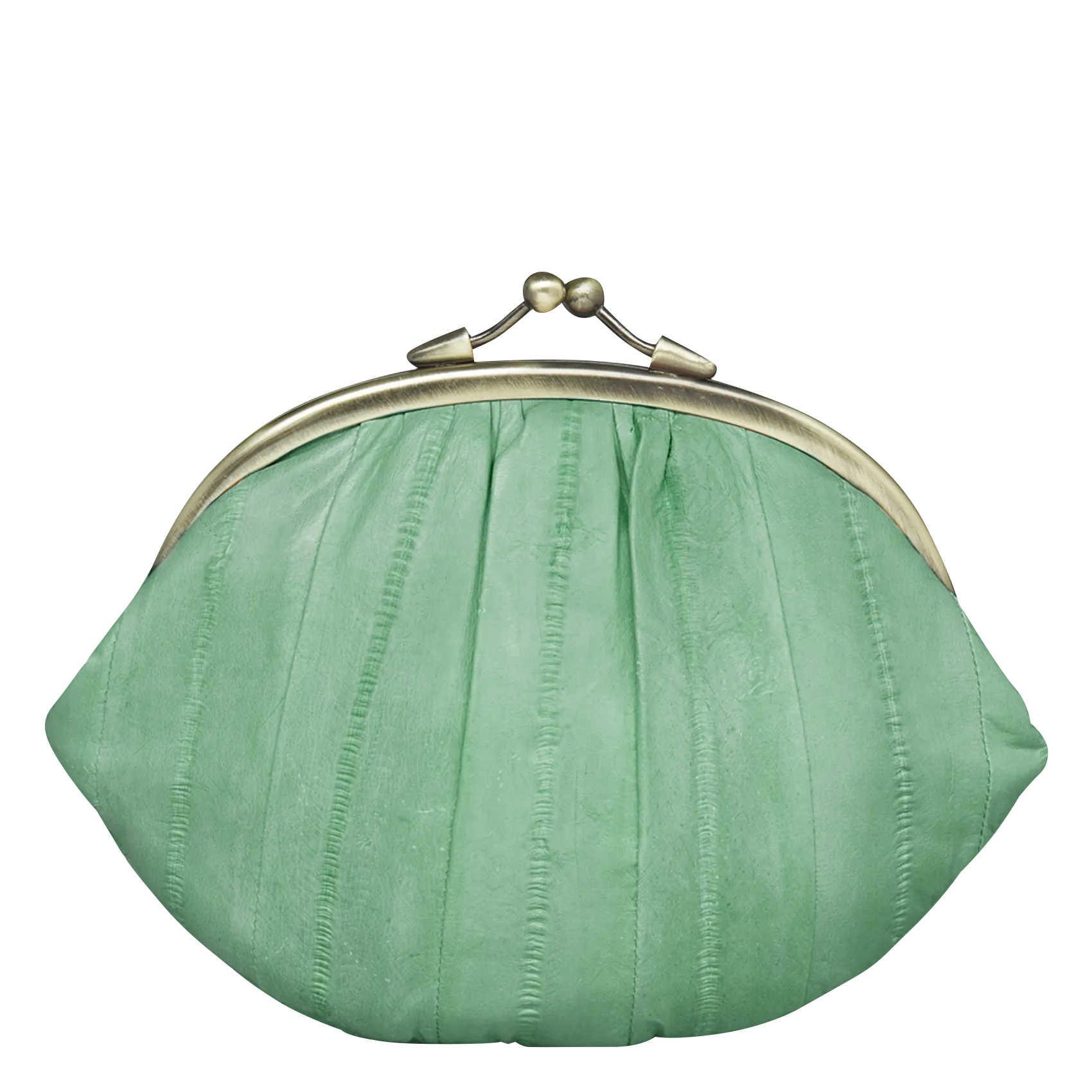 Porte-monnaie en cuir Vert