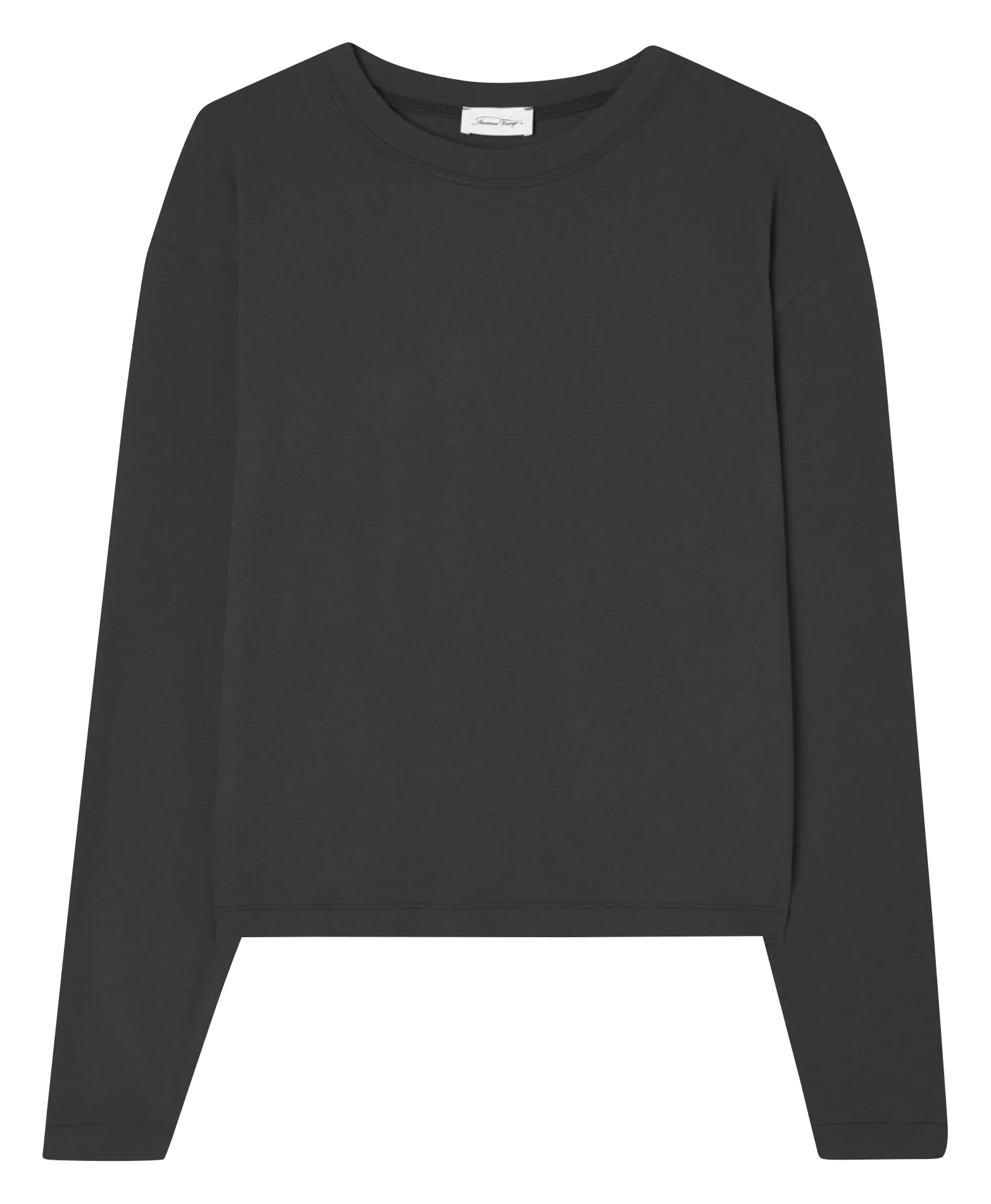 Pull col rond en coton mélangé Noir YPAWOOD