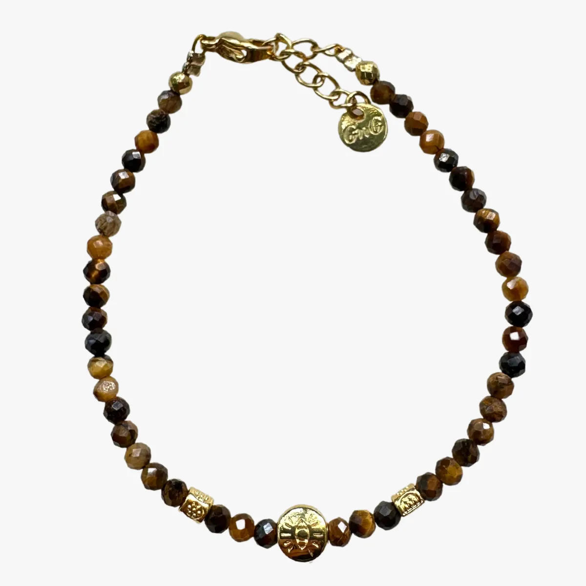 Bracelet oeil de tigre Bleu VIC