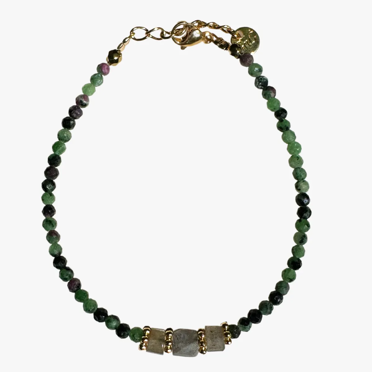 Bracelet rubis zoisite Vert KAMALA