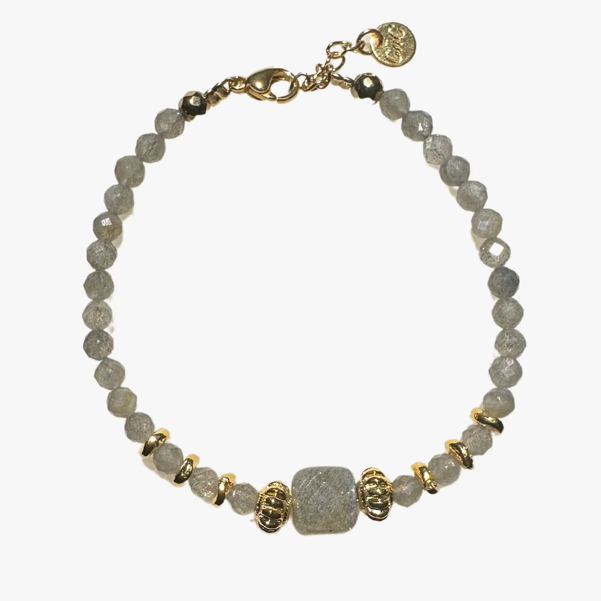 Bracelet labradorite Bleu CHIPS