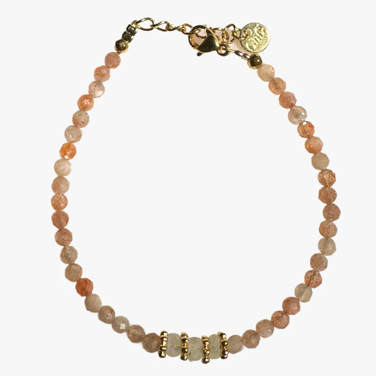 Bracelet pierre de soleil Bleu MANASI