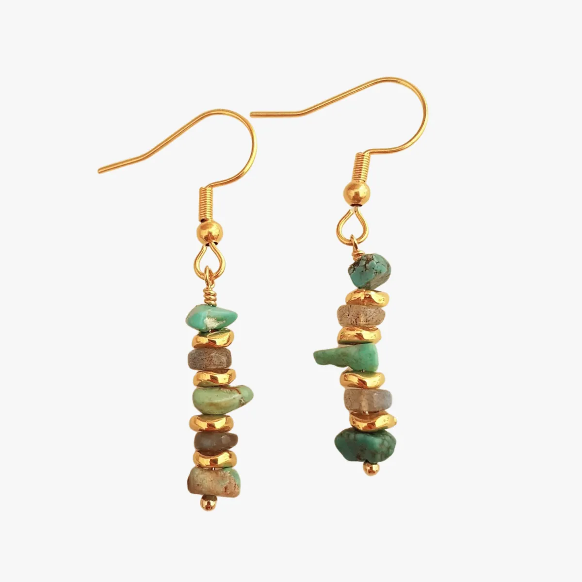 Boucles d'oreilles Bleu KALINDA