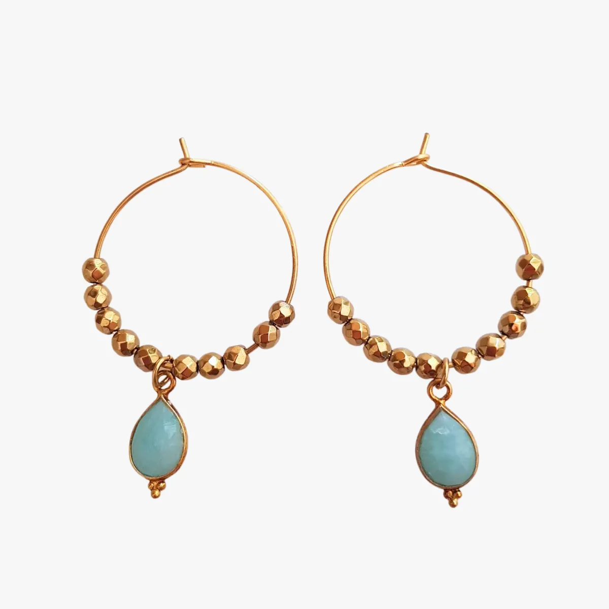 Boucles d'oreilles amazonite Vert PIPA
