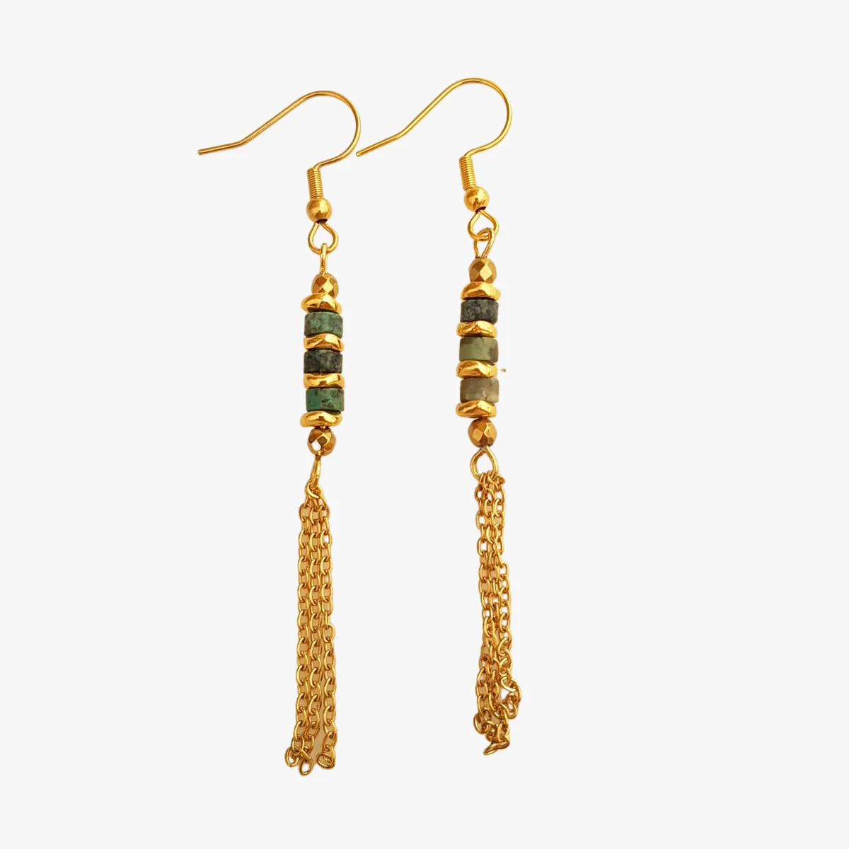 Boucles d'oreilles Bleu RANI