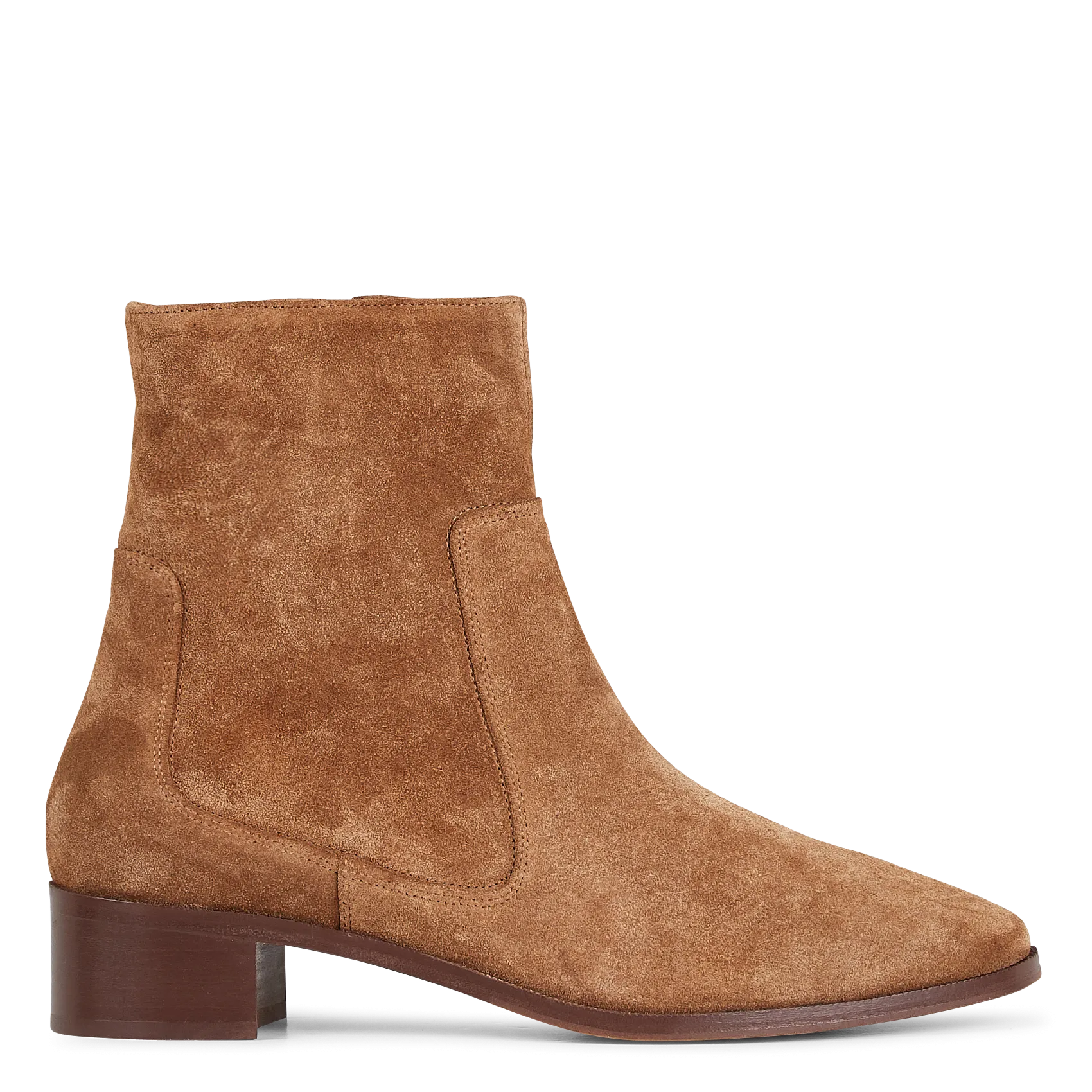 Bottines en cuir Marron N°67