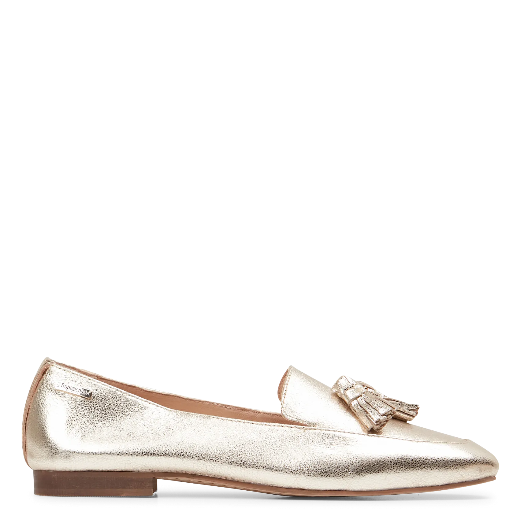 Mocassins en cuir Doré FANTOME