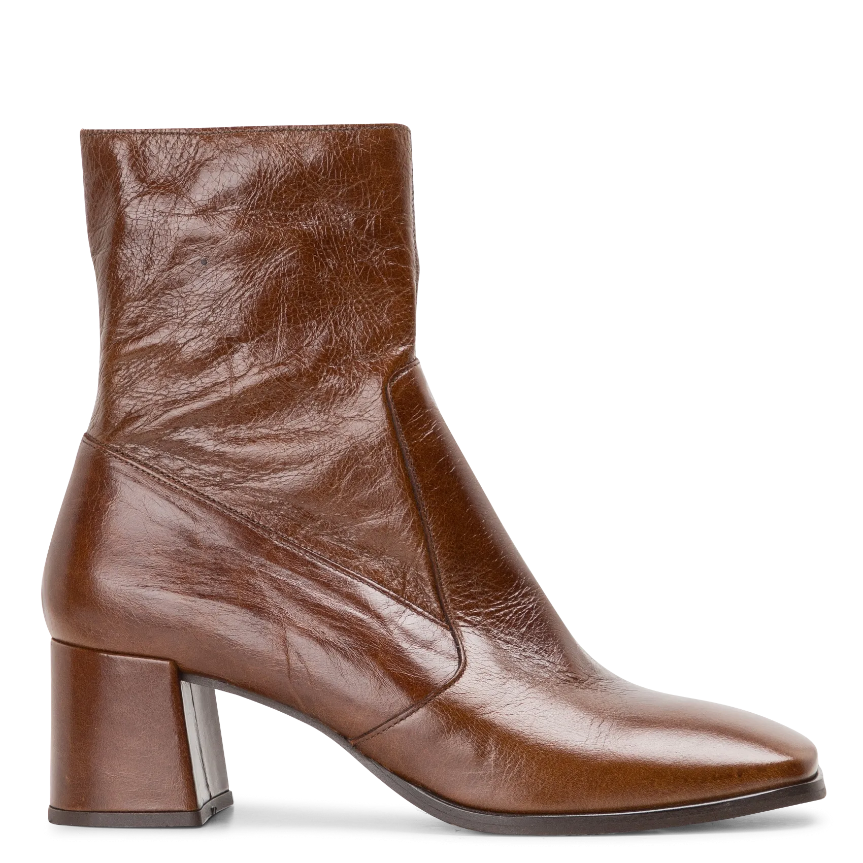 Bottines en cuir Marron ARGENTAT
