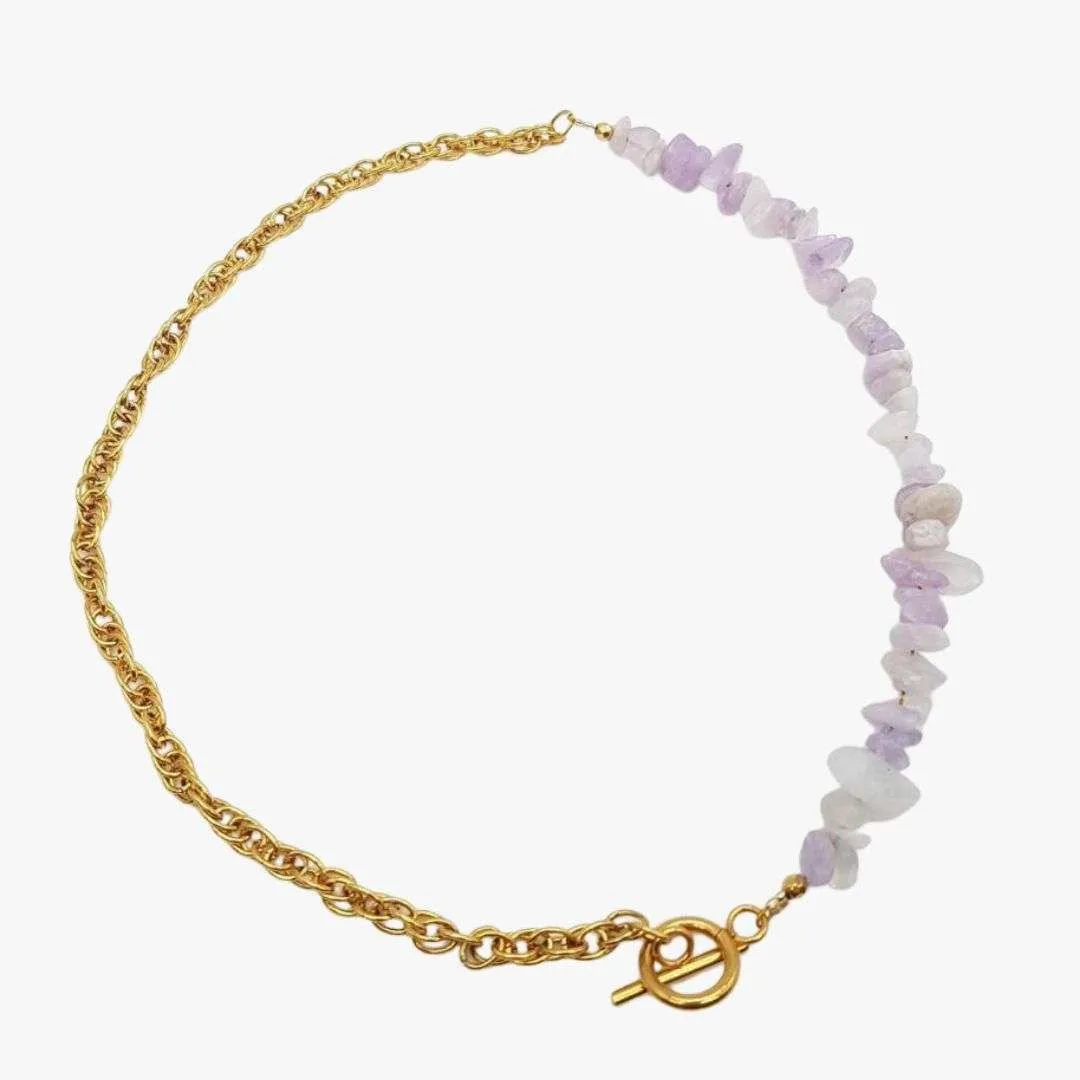 Collier amethyste Violet ISABELLE