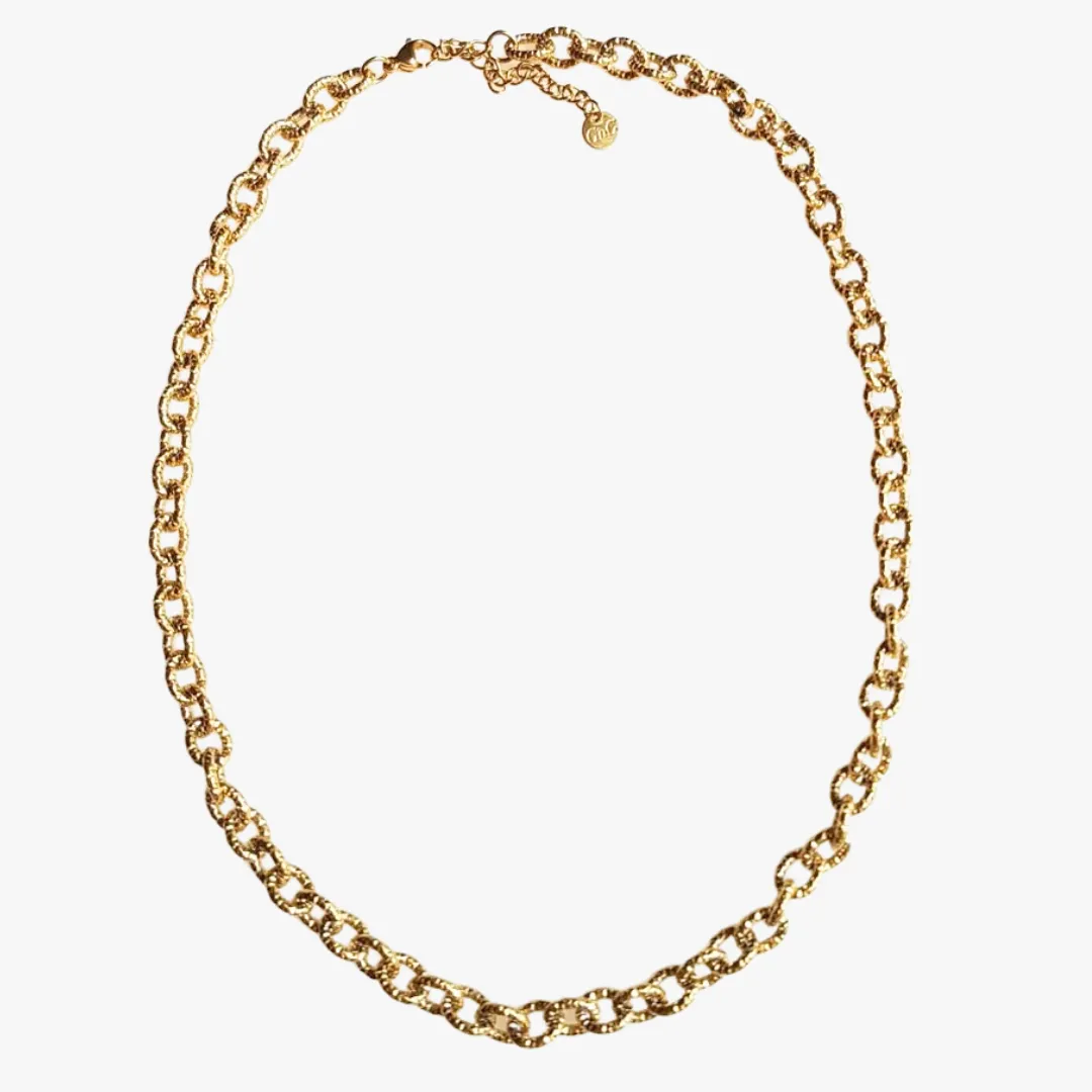 Collier chaine Bleu ADHIRA